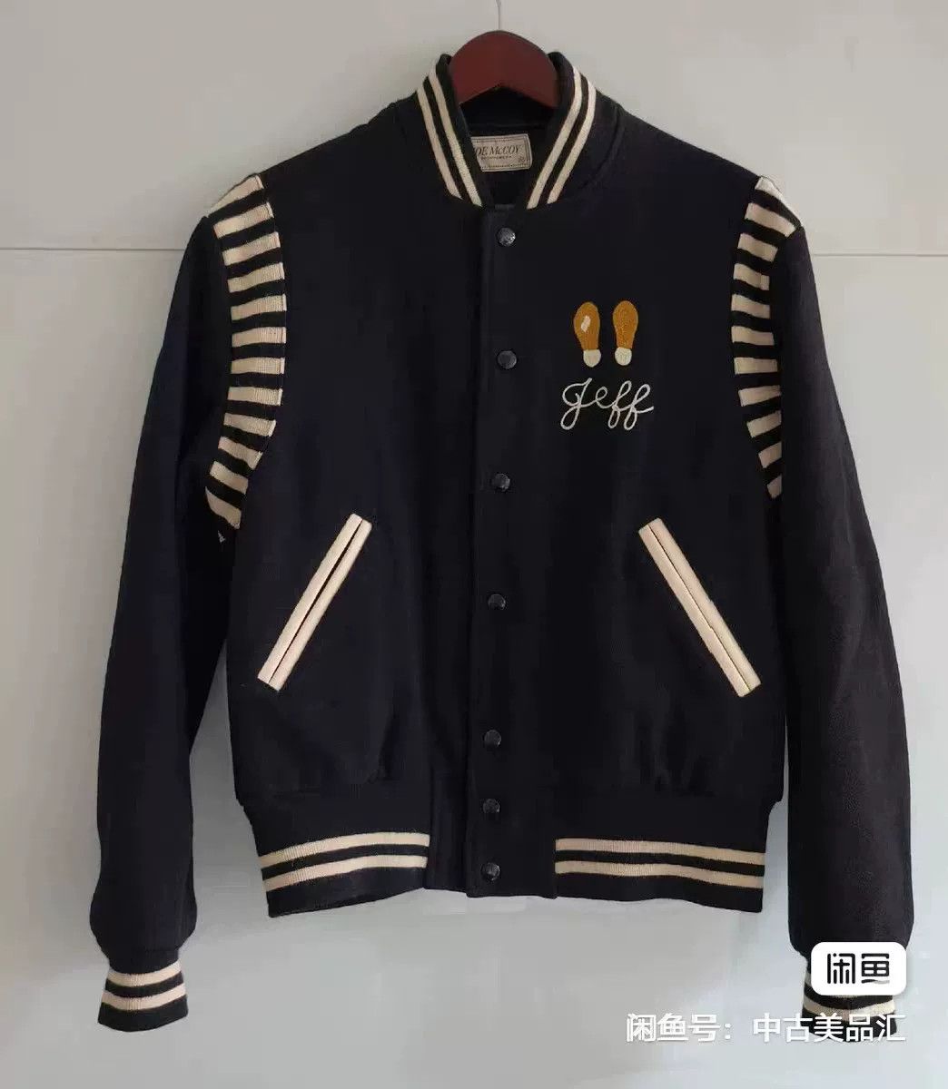 The Real McCoy's Joe McCoy Wool Baseball Jacket Size US M / EU 48-50 / 2 - 2 Thumbnail