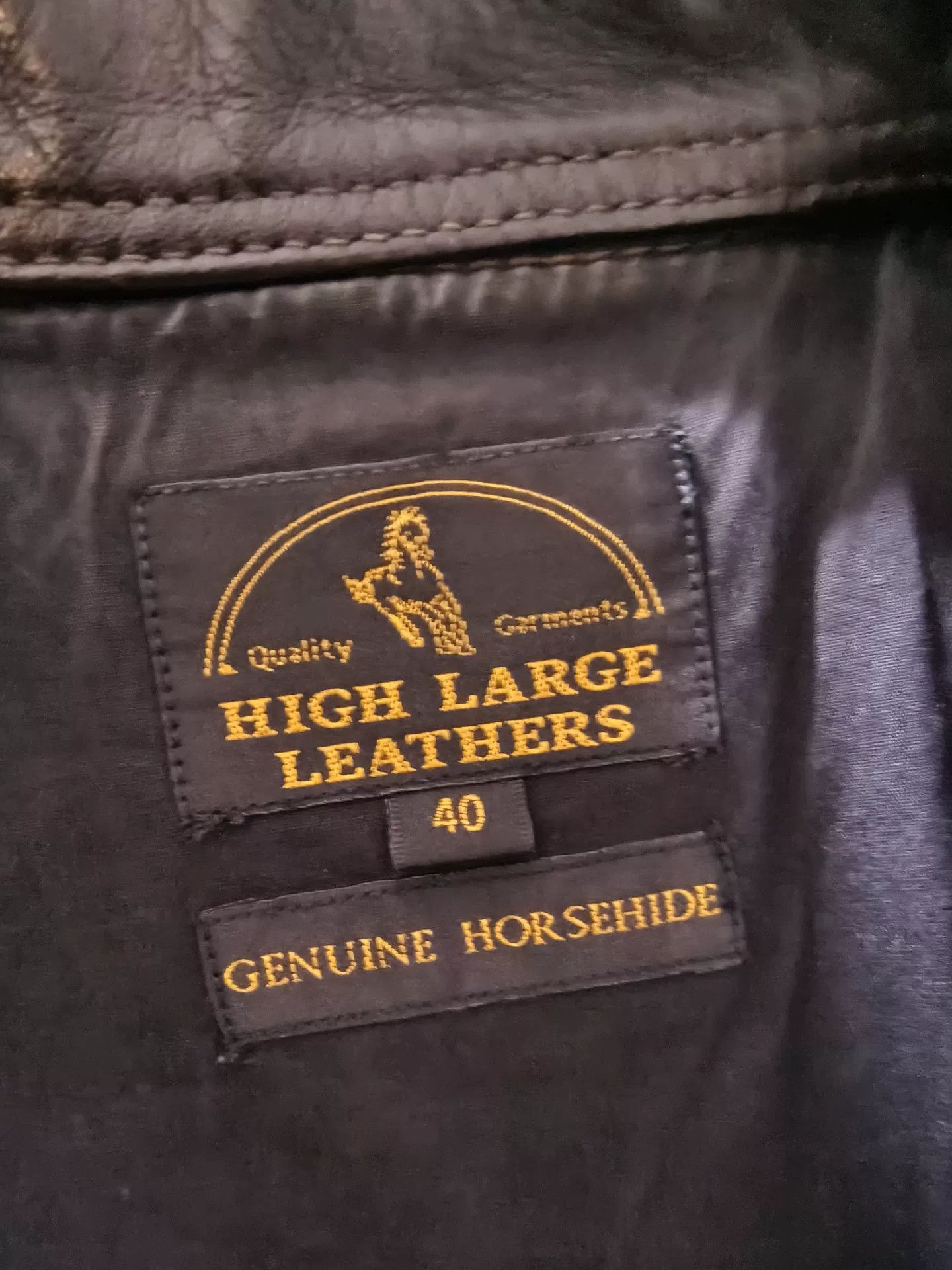L.C. King Vintage Black Leather Motorcycle Vest Size US L / EU 52-54 / 3 - 5 Thumbnail