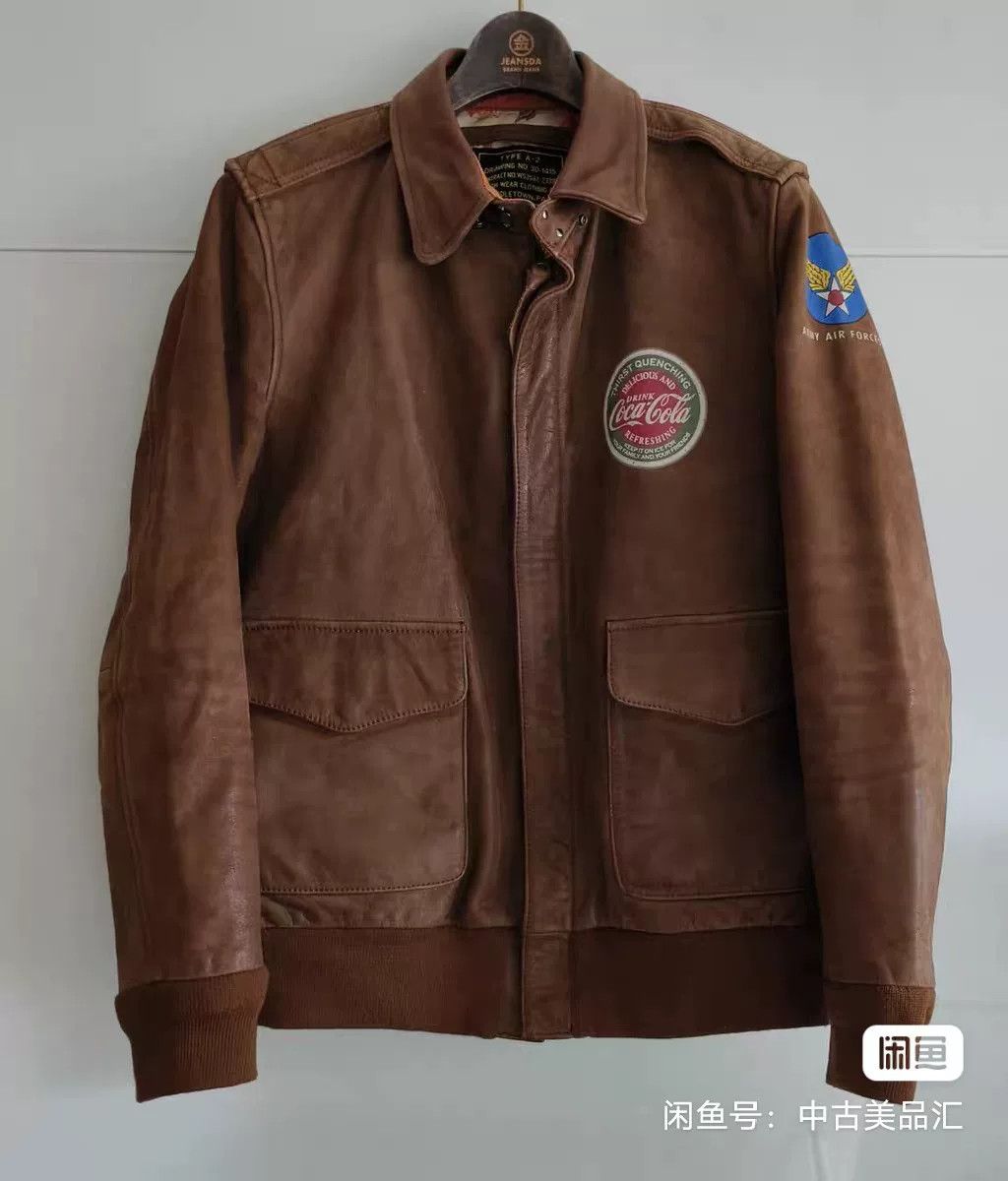 TOYS McCOY Toys Mccoy Vintage A2 Flight Jacket Size US M / EU 48-50 / 2 - 3 Thumbnail
