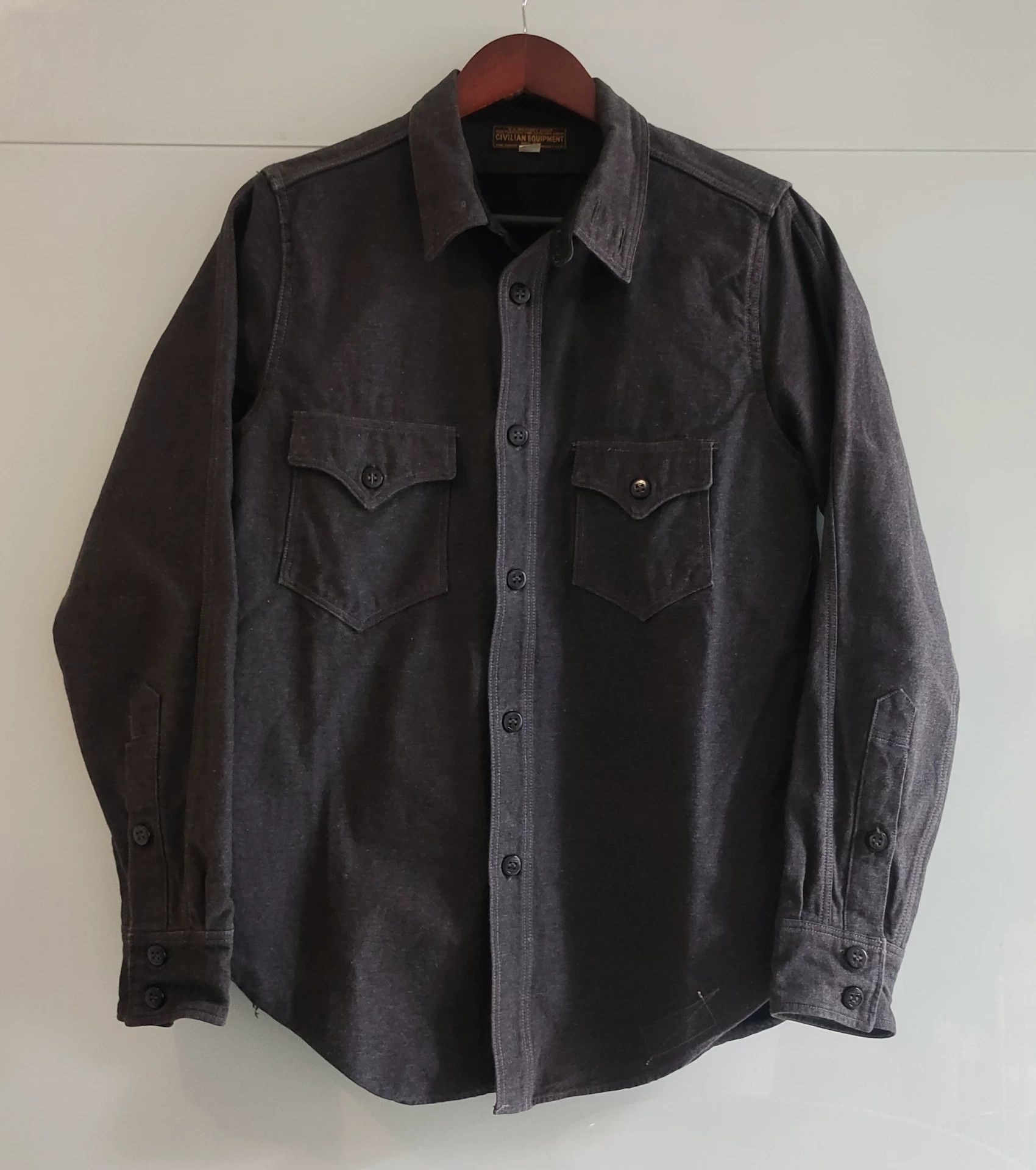 Warehouse & Co. Freewheelers Autumn Winter Navy Shirt Size US M / EU 48-50 / 2 - 2 Thumbnail