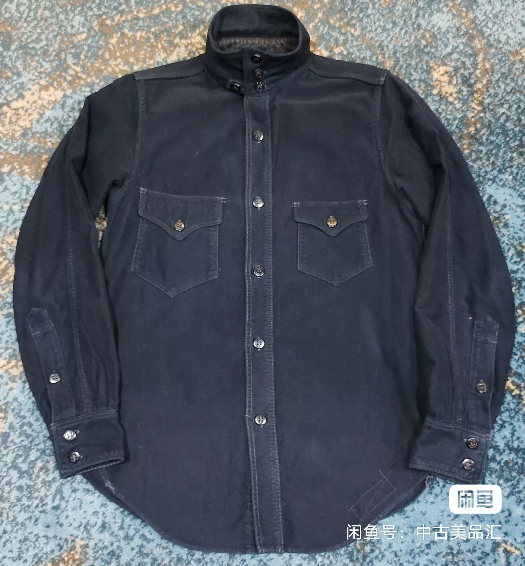 Freewheelers Freewheelers Deep Blue Navy Shirt Size US M / EU 48-50 / 2 - 3 Thumbnail