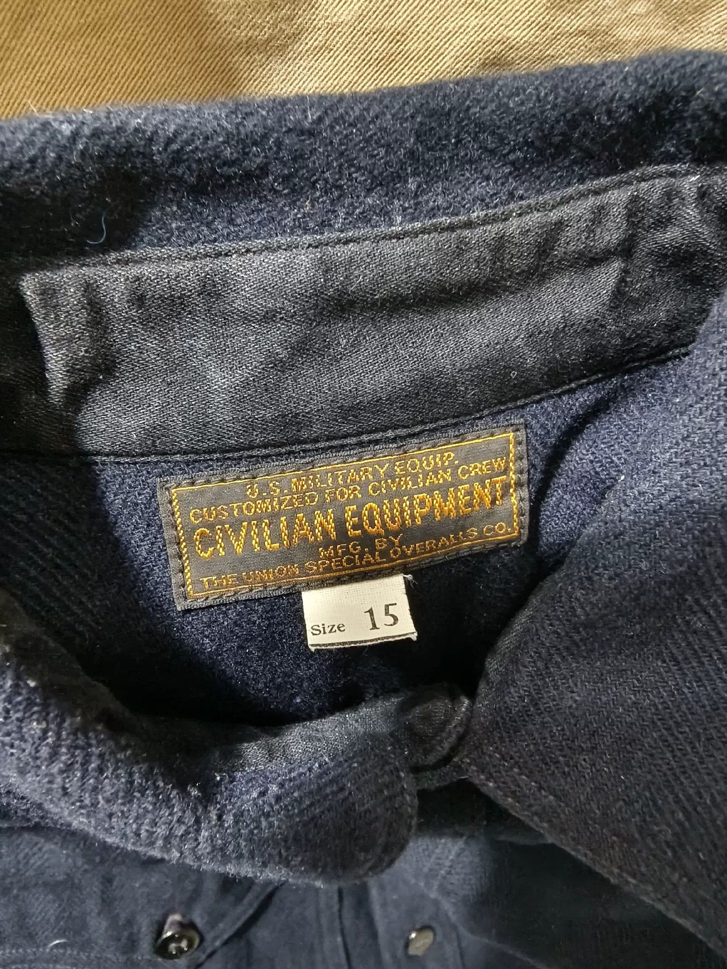 Freewheelers US Navy Officer Wool Shirt Size US XS / EU 42 / 0 - 4 Thumbnail