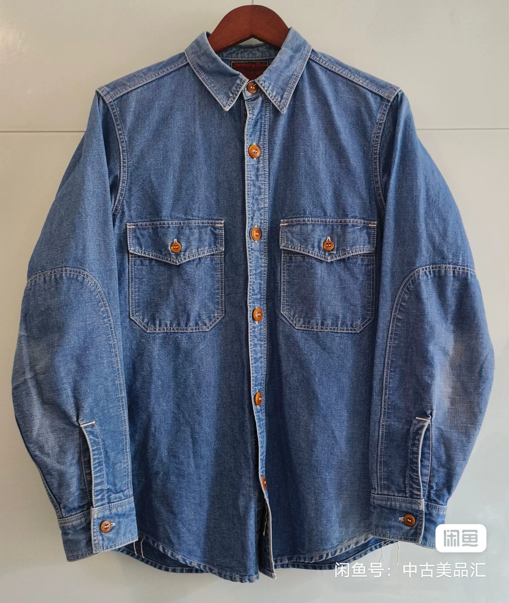 Freewheelers Freewheelers Blue Denim Shirt Limited Edition Size US M / EU 48-50 / 2 - 2 Thumbnail