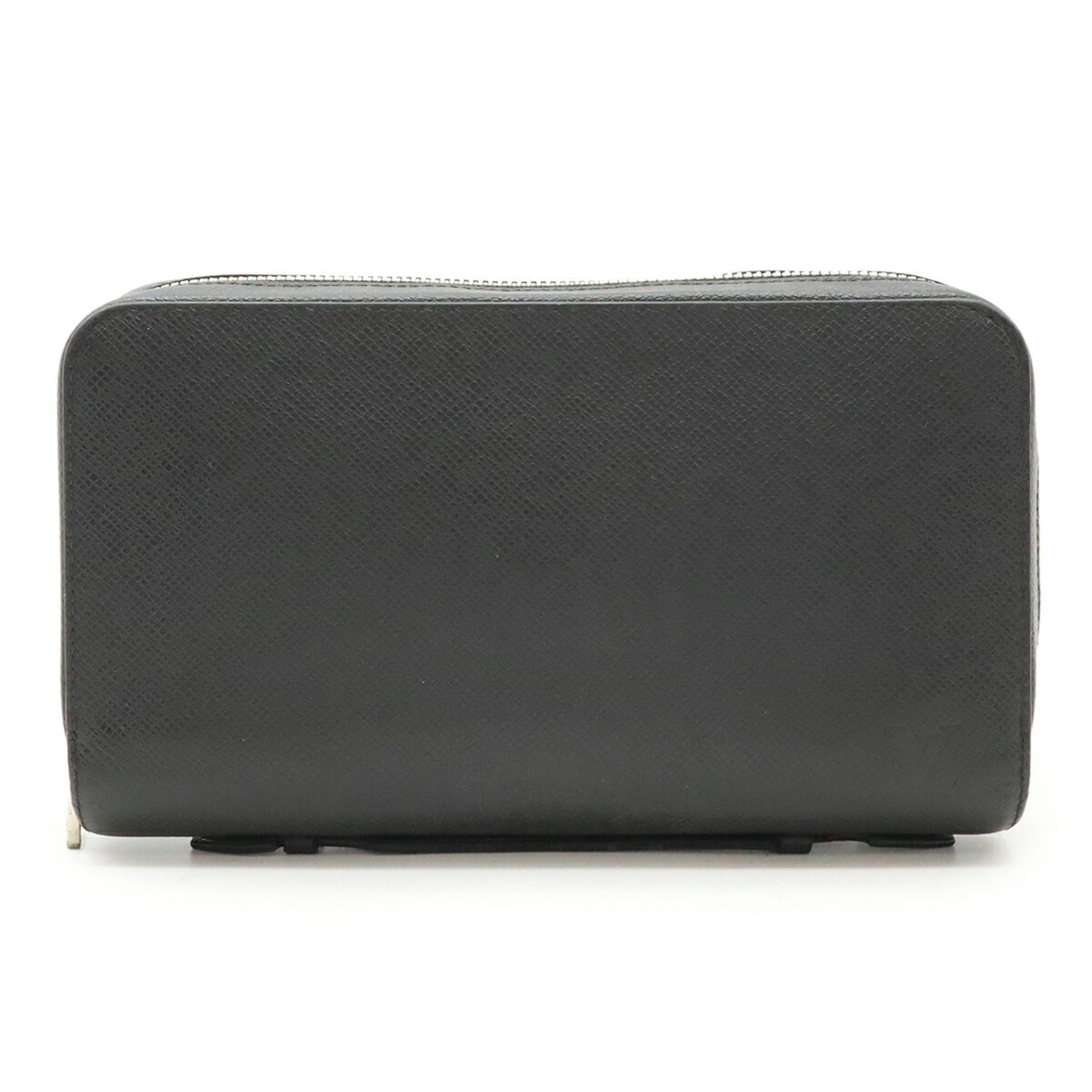 Other LOUIS VUITTON Taiga Zippy XL Round Long Wallet, Travel Case, Second Bag, Noir, Black, M44275 Size ONE SIZE - 2 Thumbnail