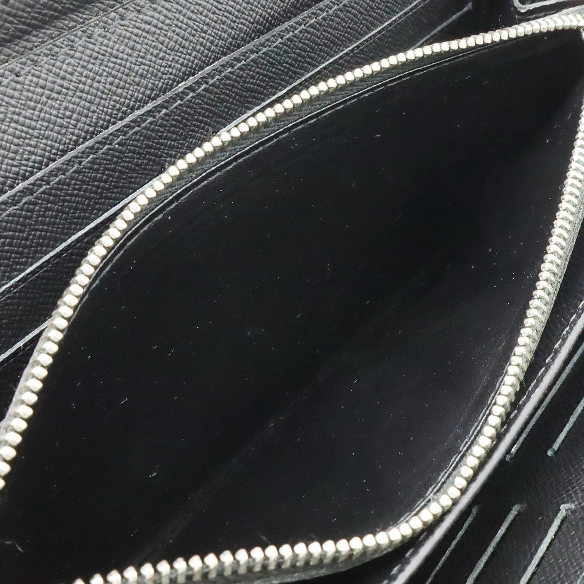Other LOUIS VUITTON Taiga Zippy XL Round Long Wallet, Travel Case, Second Bag, Noir, Black, M44275 Size ONE SIZE - 9 Thumbnail