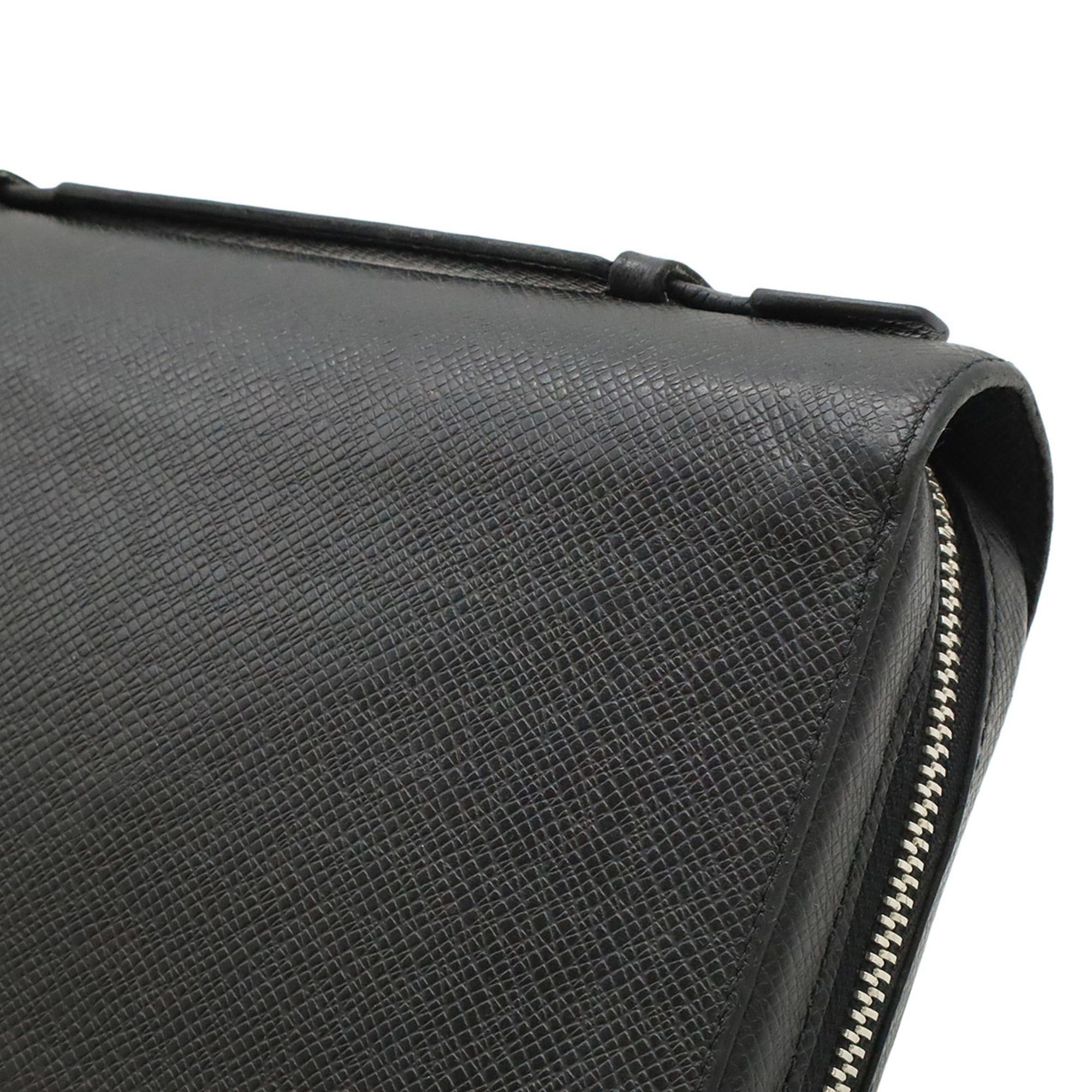 Other LOUIS VUITTON Taiga Zippy XL Round Long Wallet, Travel Case, Second Bag, Noir, Black, M44275 Size ONE SIZE - 6 Thumbnail