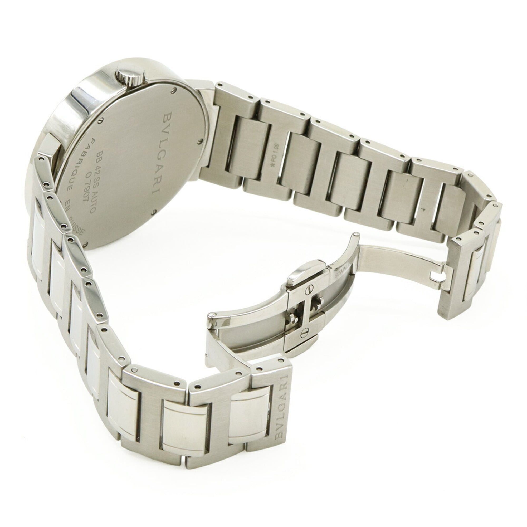 Other BVLGARI Black Dial Stainless Steel Automatic Men's Watch BB42SS Size ONE SIZE - 9 Thumbnail