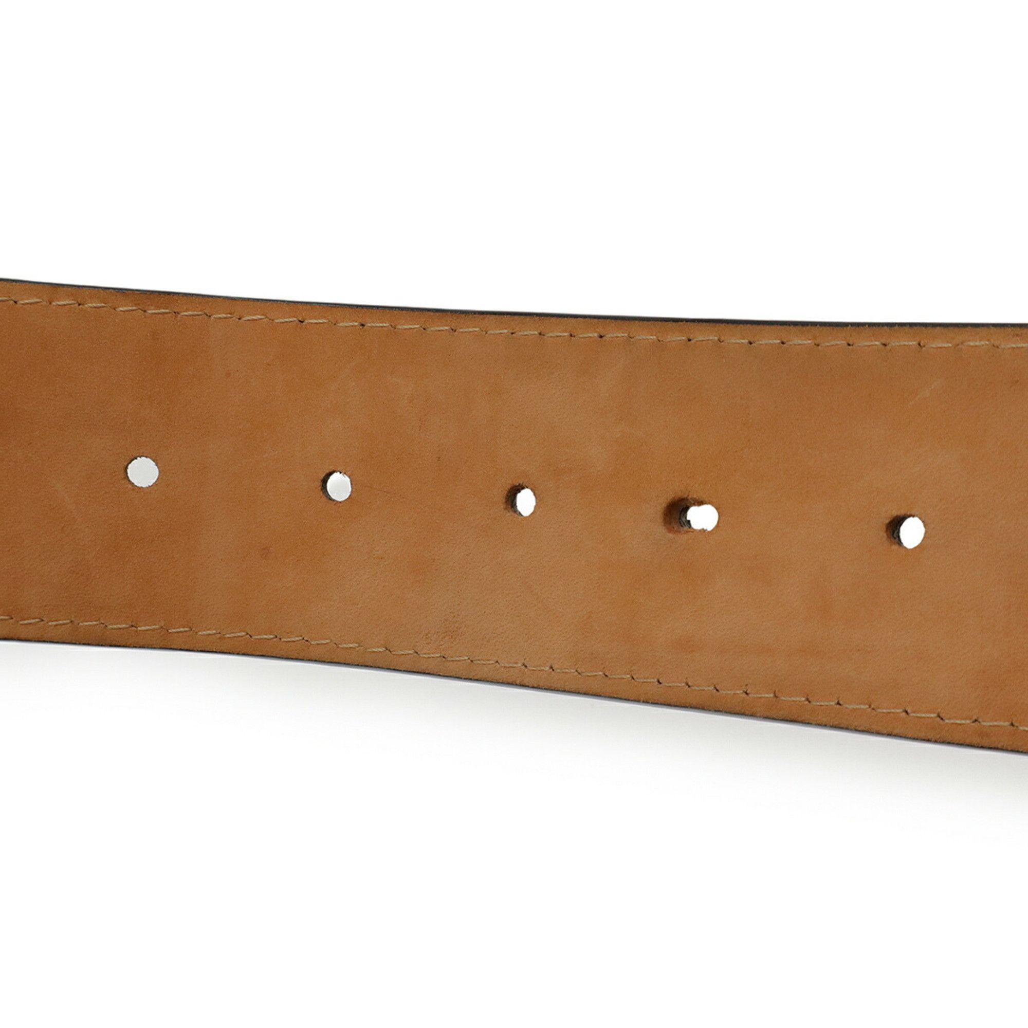 Other LOUIS VUITTON Santur Jeans Belt, Leather, Noir, Black, Men's, #90, M6812U Size ONE SIZE - 7 Thumbnail