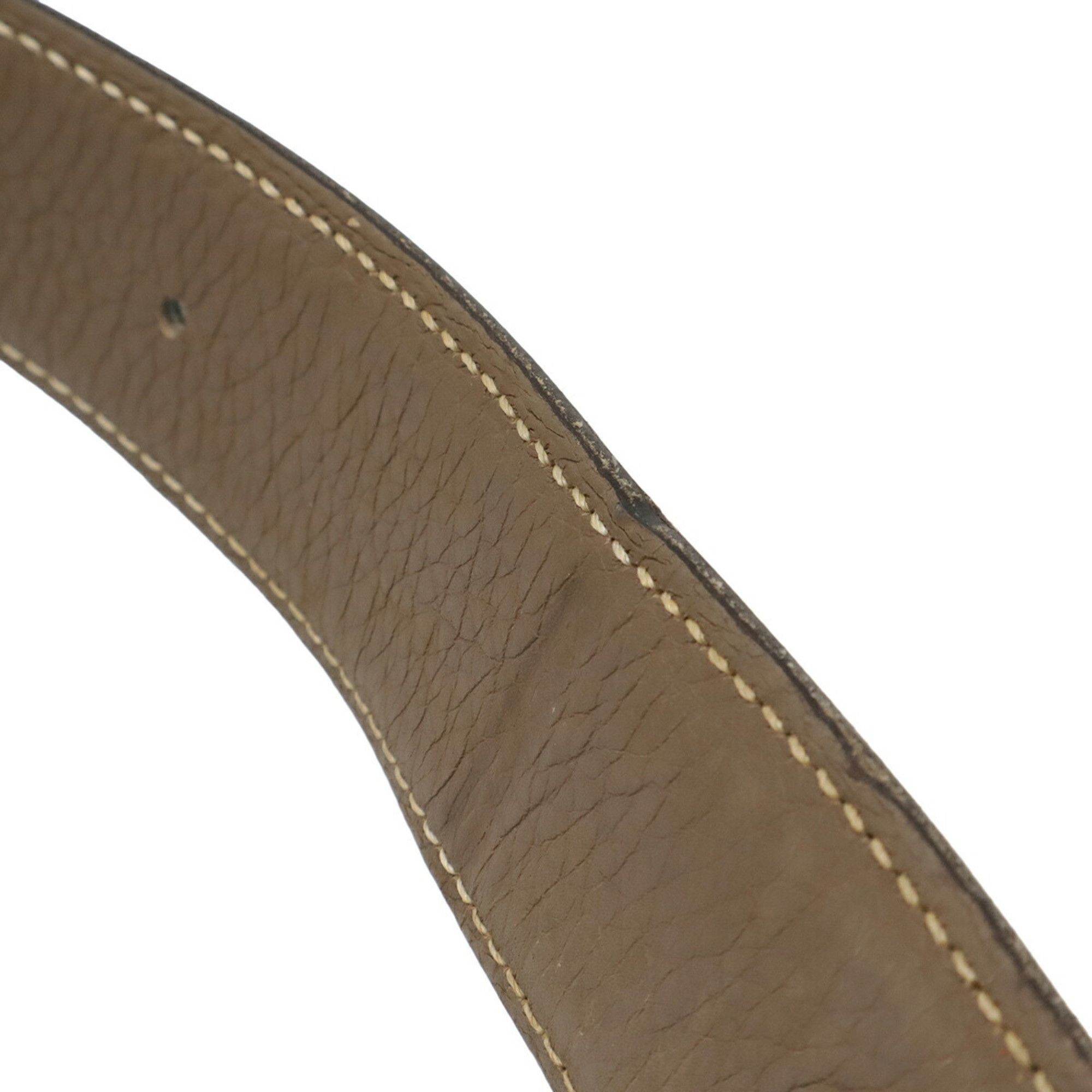 Other HERMES H-belt with H-buckle, reversible box calf leather, Togo black, Etoupe #100, □Q stamped Size ONE SIZE - 7 Thumbnail