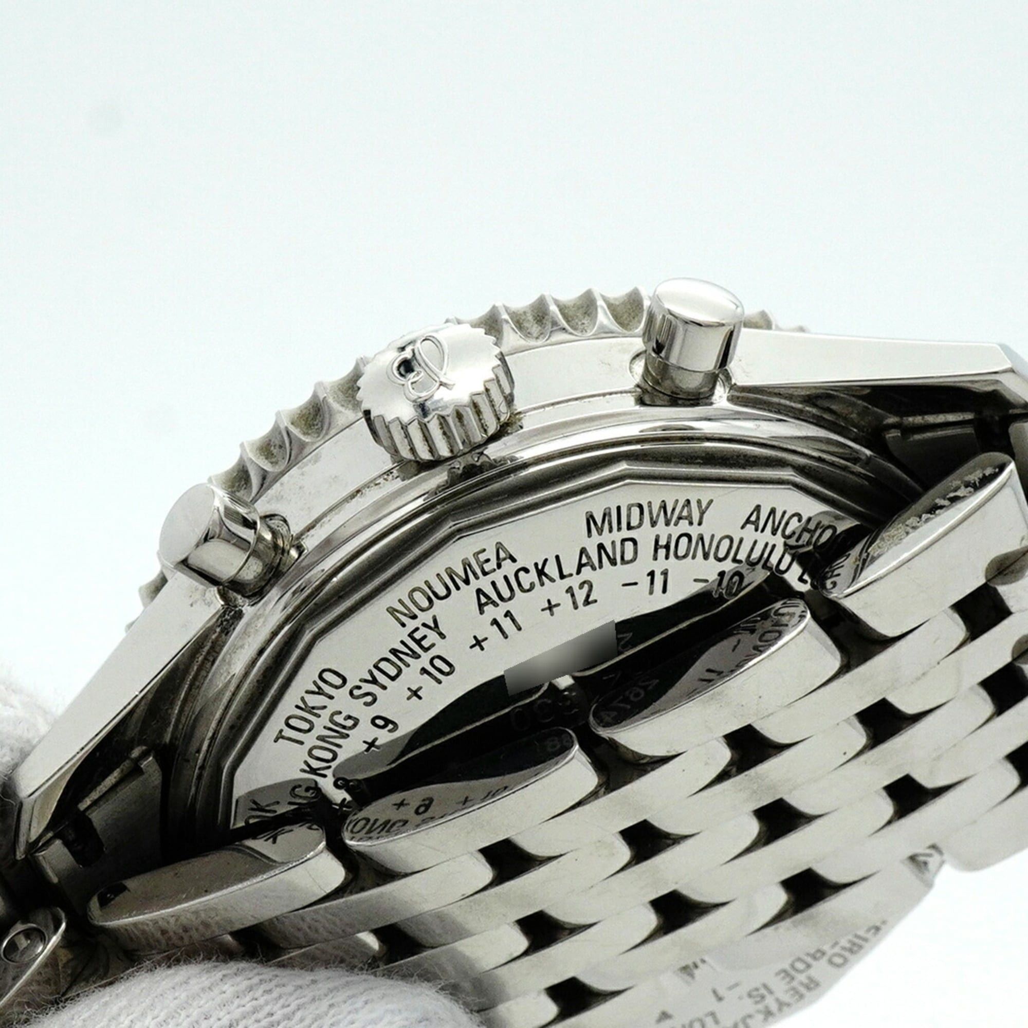 Breitling Montbrillant A21330 Silver Dial Men's Watch