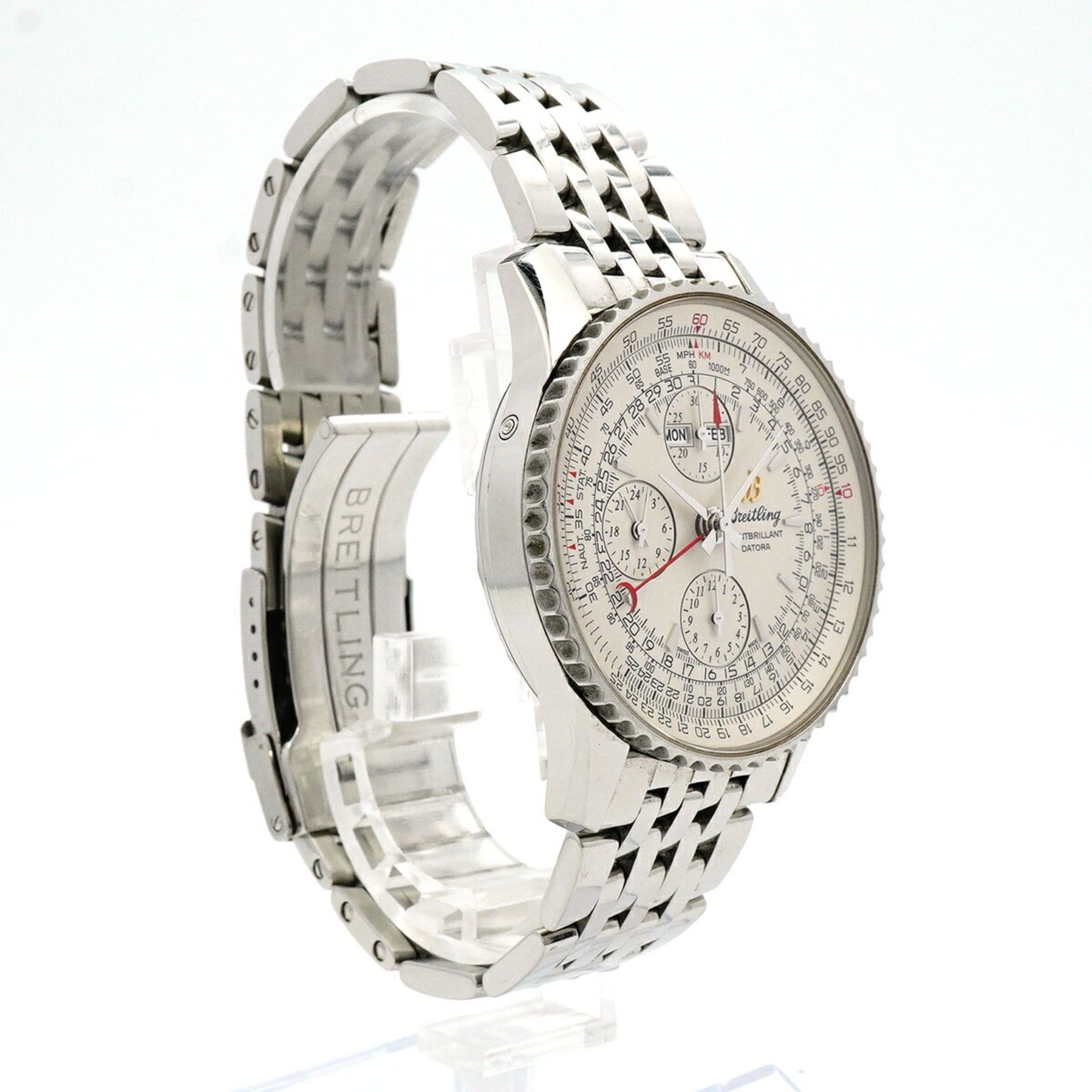 Breitling Montbrillant A21330 Silver Dial Men's Watch
