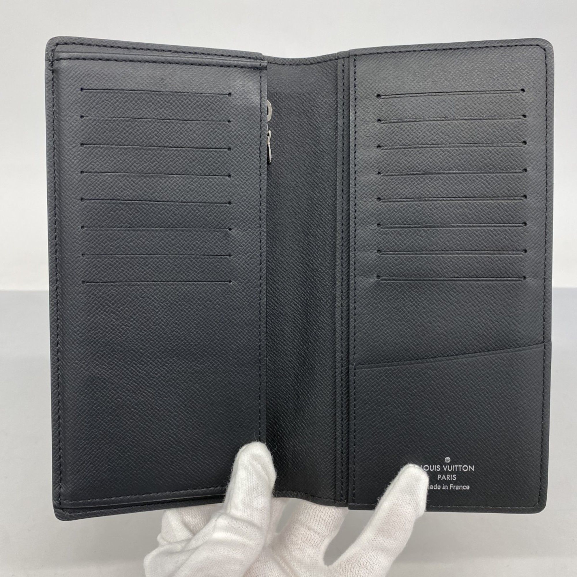 Other Louis Vuitton Monogram Eclipse Portefeuille Brazza Long Wallet M61697 Black Men's Size ONE SIZE - 3 Thumbnail