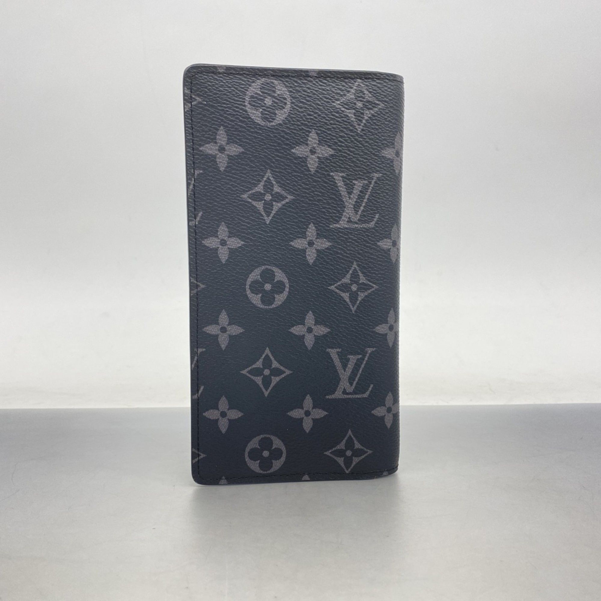 Other Louis Vuitton Monogram Eclipse Portefeuille Brazza Long Wallet M61697 Black Men's Size ONE SIZE - 8 Thumbnail