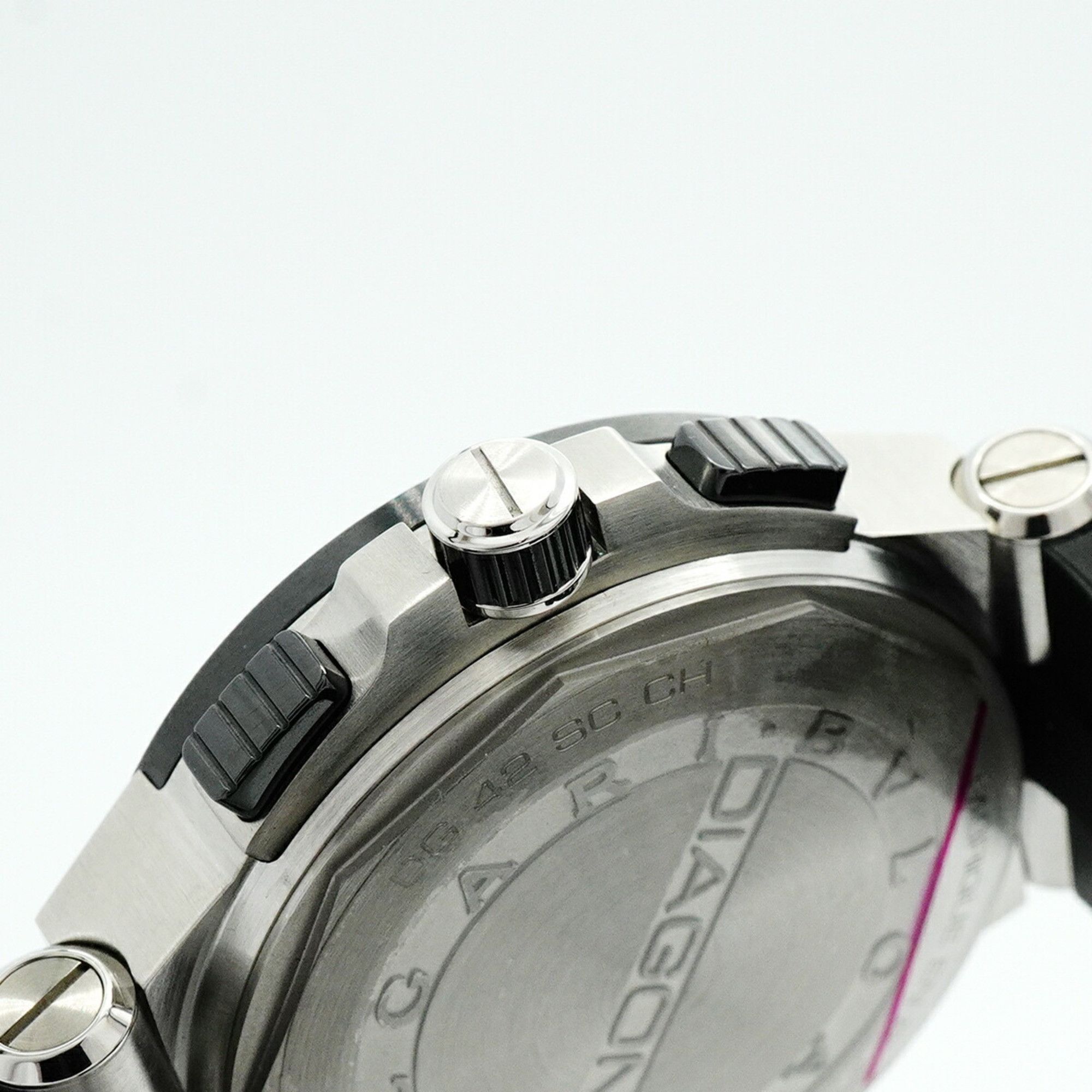 Other Bvlgari Diagono DG42SCCH Black Dial Men's Watch Size ONE SIZE - 10 Thumbnail