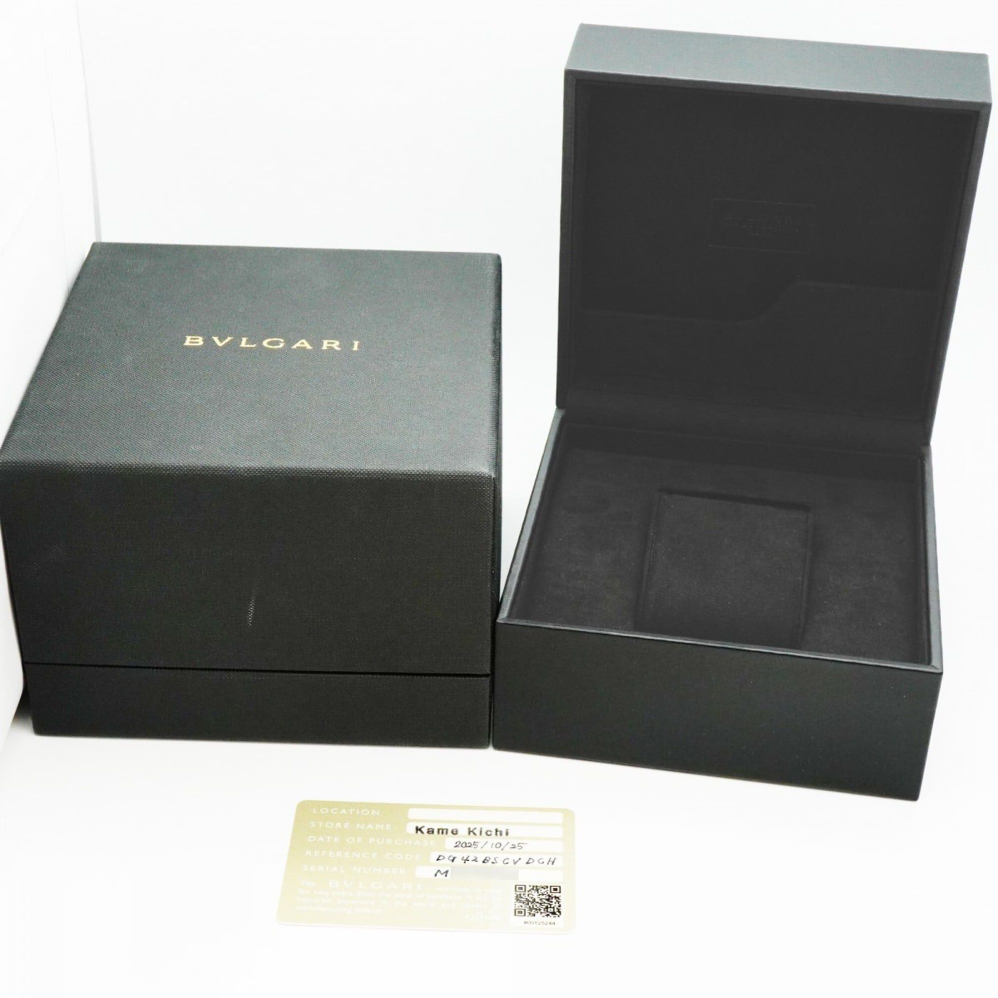 Other Bvlgari Diagono DG42SCCH Black Dial Men's Watch Size ONE SIZE - 2 Thumbnail