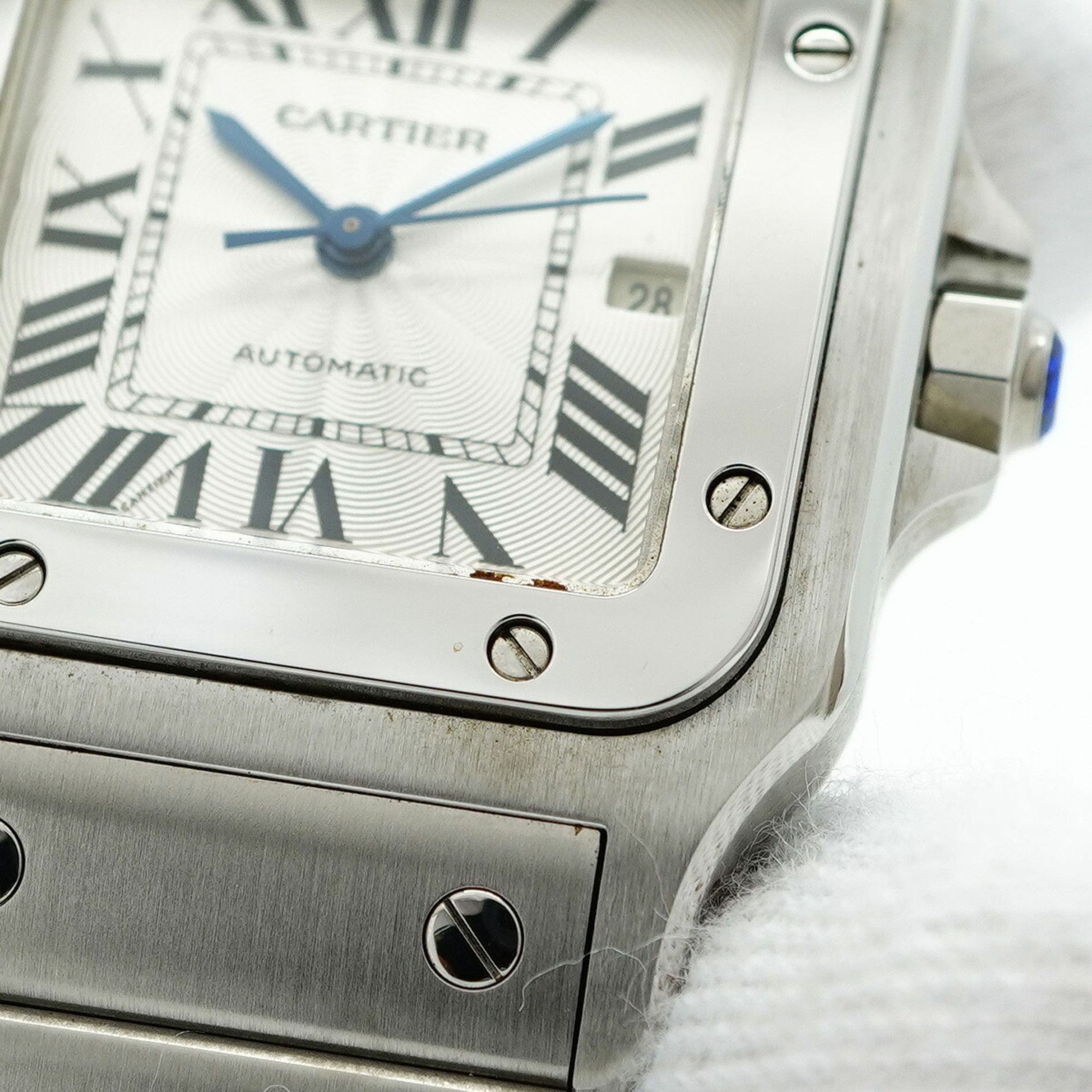 Other Cartier Santos Galbe LM W20055D6 Silver Dial Men's Watch Size ONE SIZE - 7 Thumbnail
