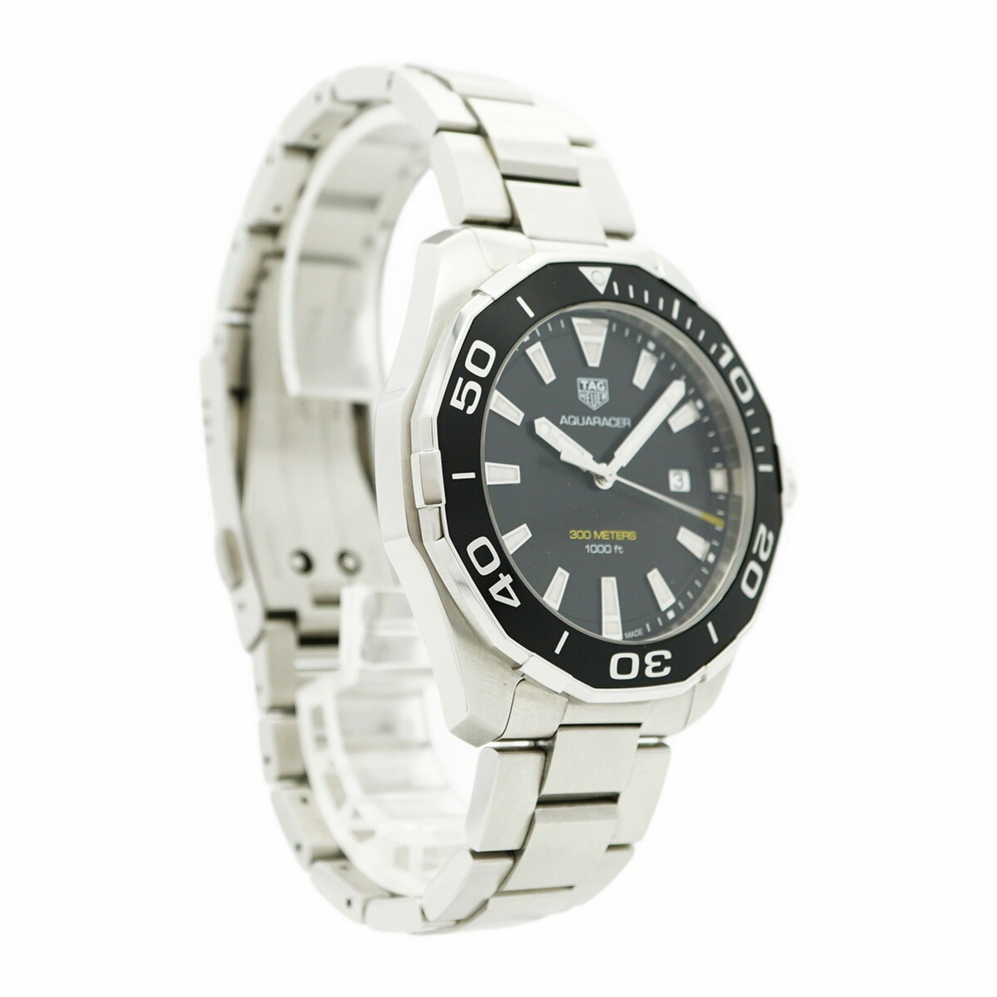 Other TAG Heuer Aquaracer WAY101A Black Dial Men's Watch Size ONE SIZE - 4 Thumbnail