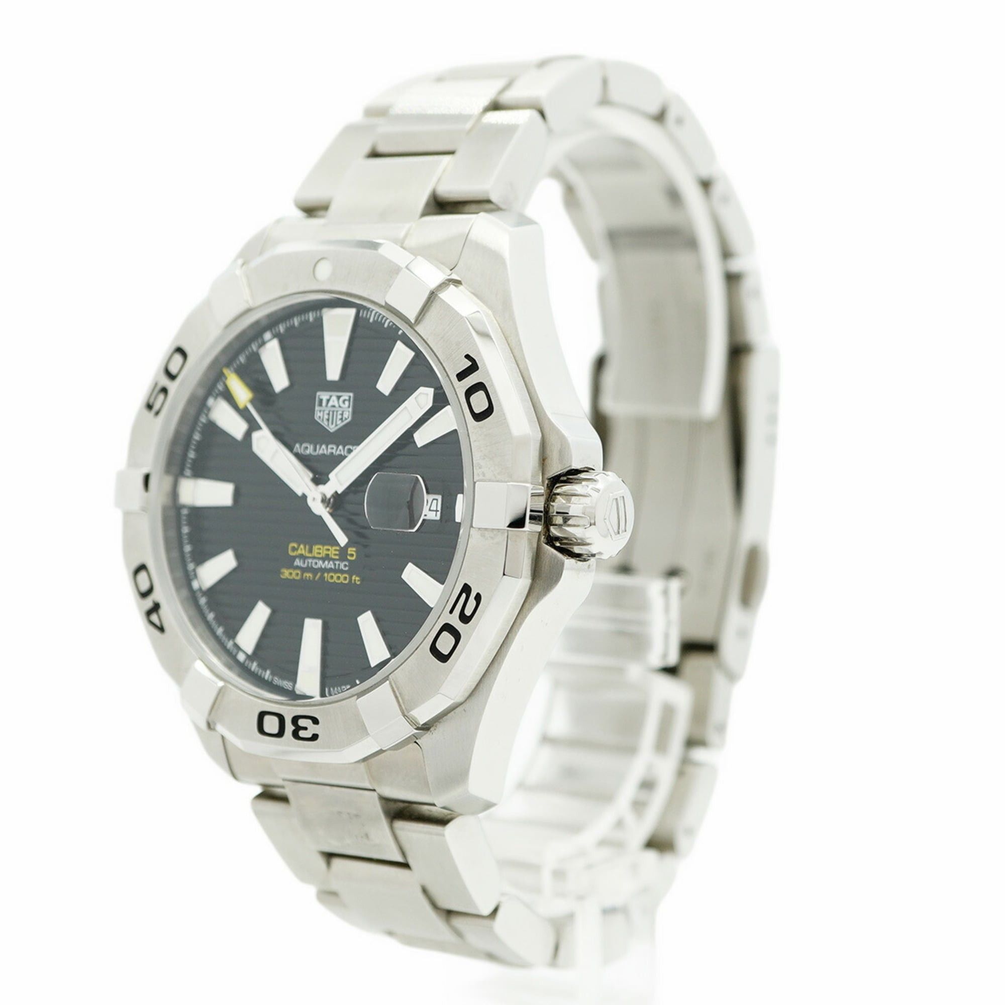 Other TAG Heuer Aquaracer WAY2010 Black Dial Men's Watch Size ONE SIZE - 3 Thumbnail