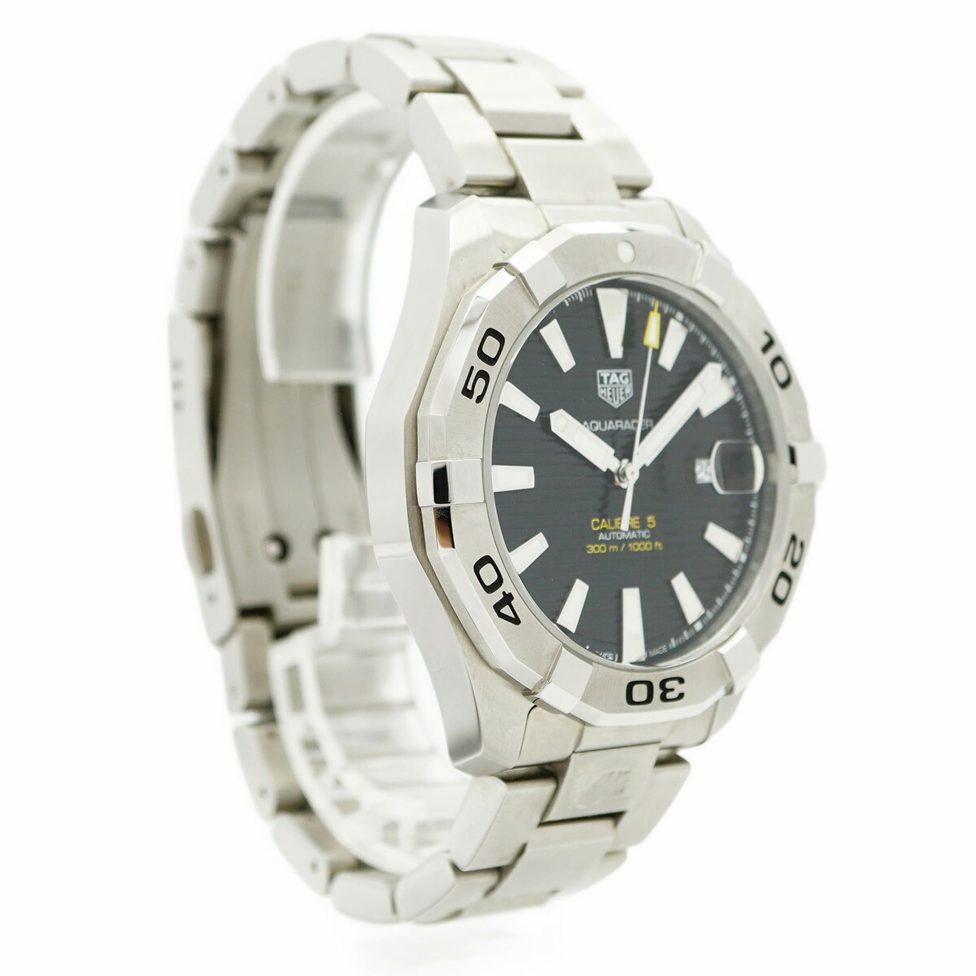 Other TAG Heuer Aquaracer WAY2010 Black Dial Men's Watch Size ONE SIZE - 4 Thumbnail