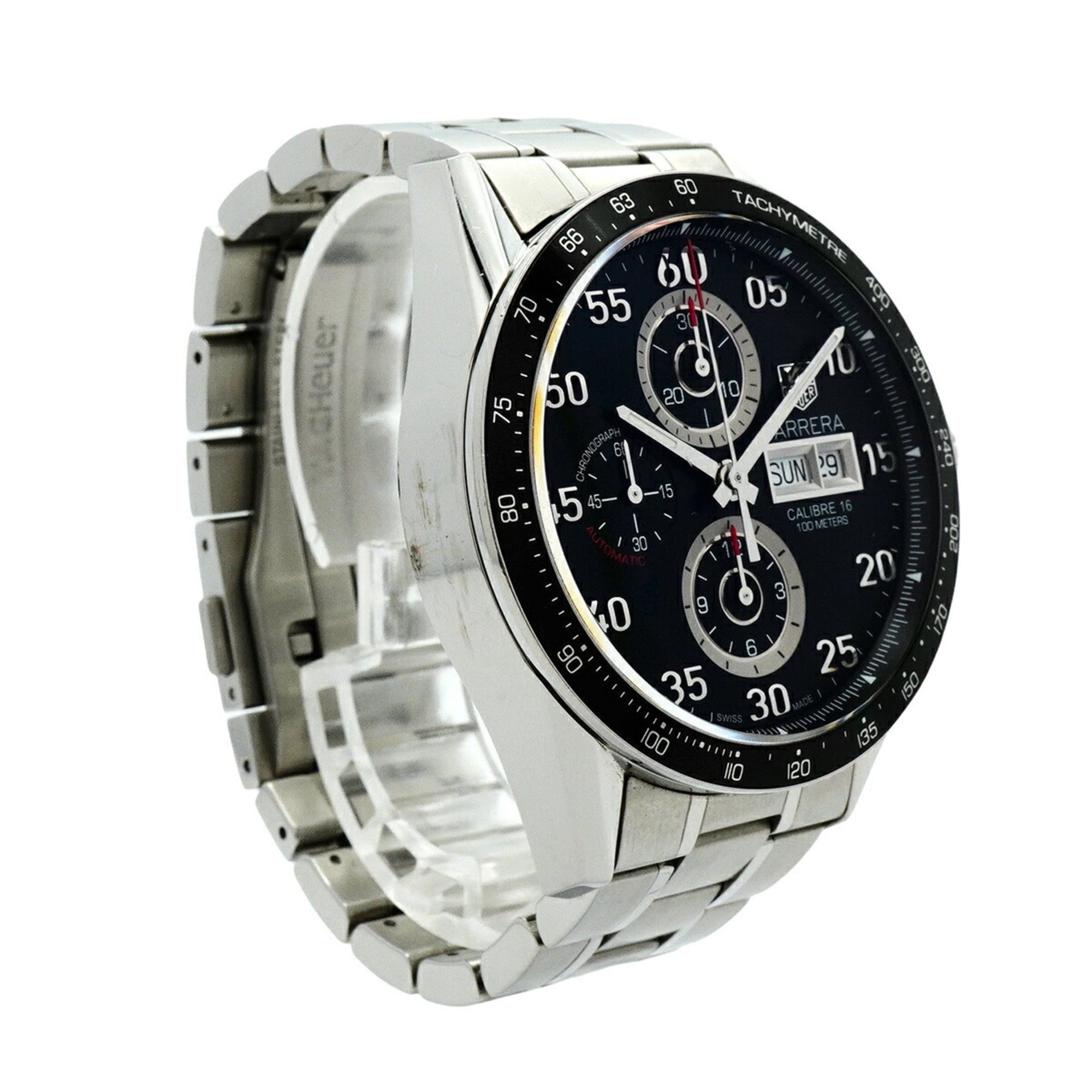 Other TAG Heuer Carrera CV2A10 Black Dial Men's Watch Size ONE SIZE - 4 Thumbnail