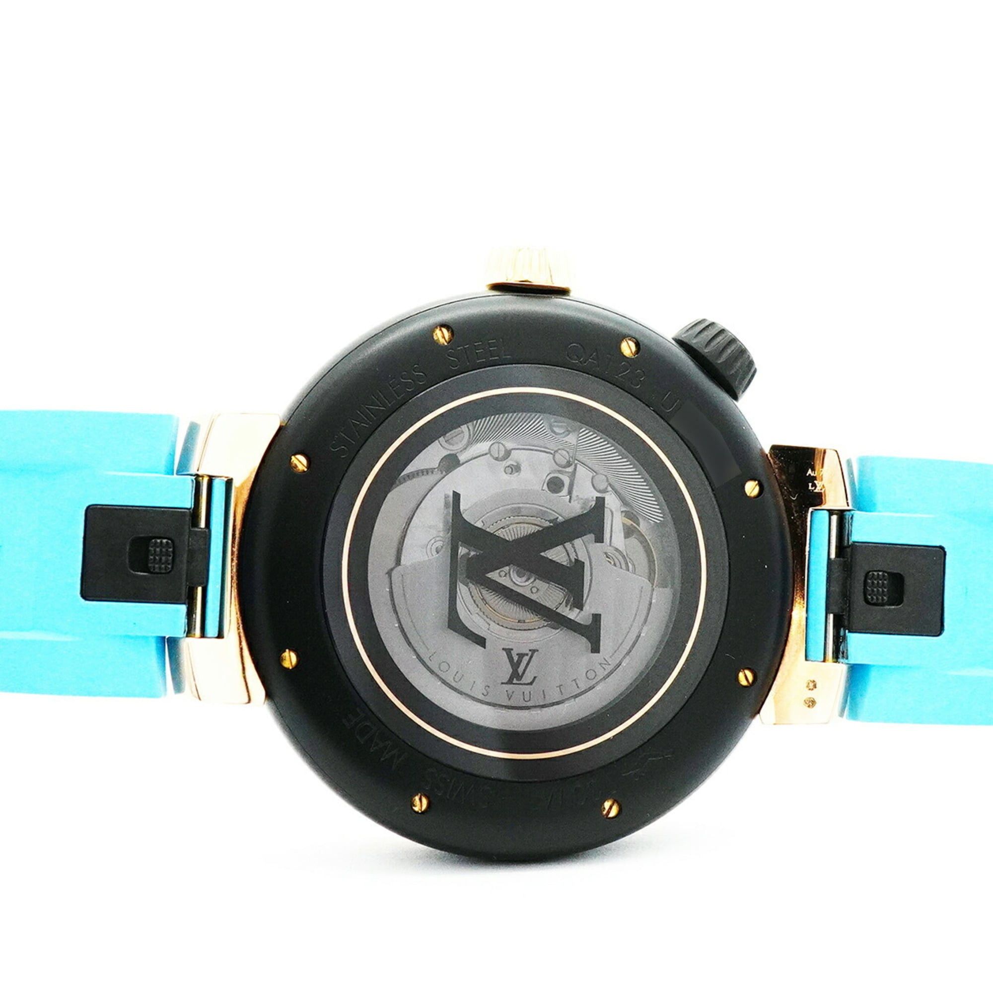 Other Louis Vuitton Tambour QA123Z Black Dial Men's Watch Size ONE SIZE - 6 Thumbnail