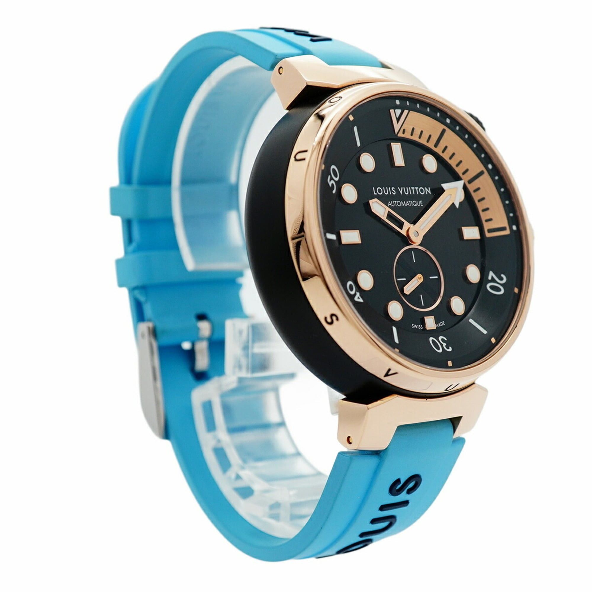 Other Louis Vuitton Tambour QA123Z Black Dial Men's Watch Size ONE SIZE - 4 Thumbnail