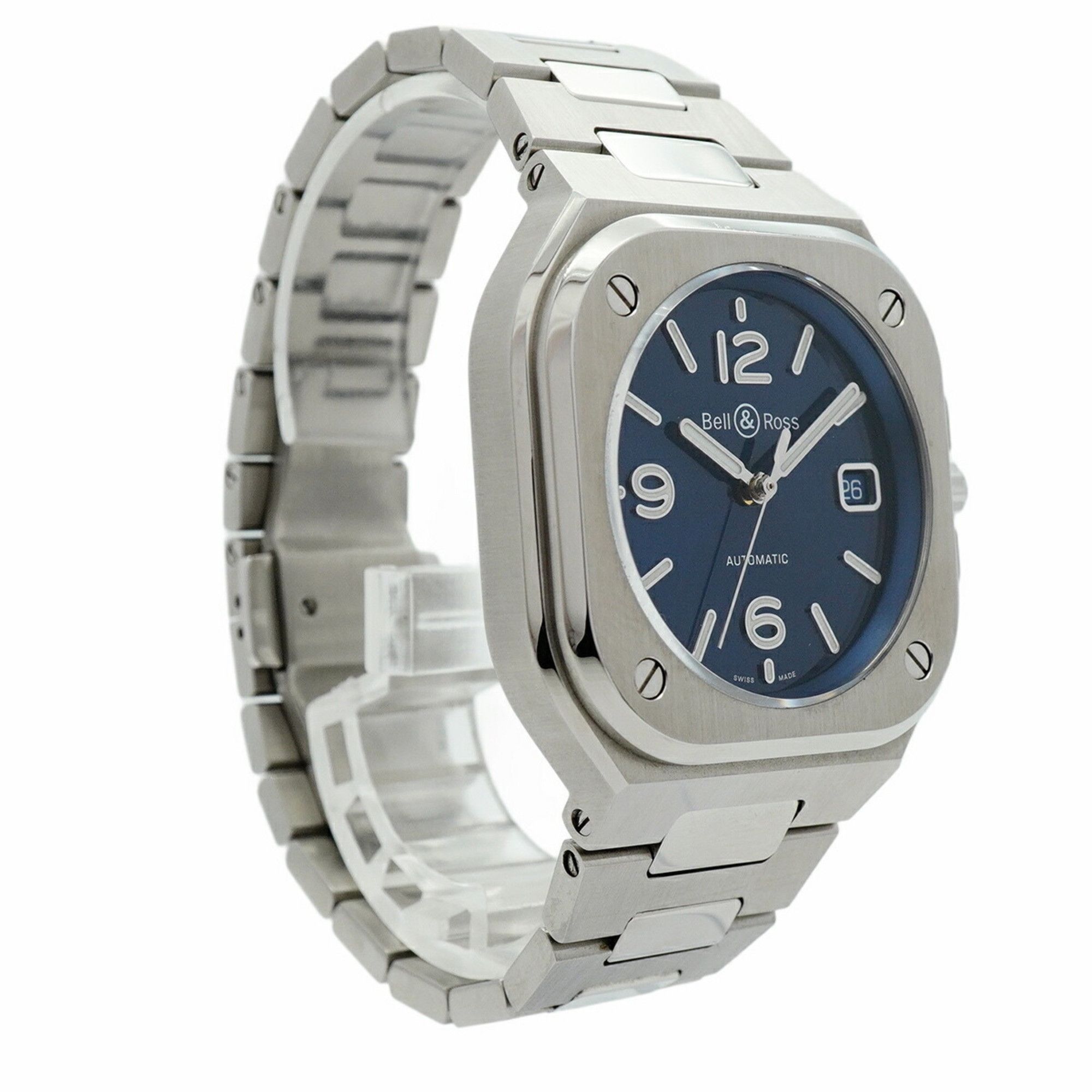 Other Bell & Ross BR 05 Blue Steel BR05A-BLU-ST SST Navy Dial Men's Watch Size ONE SIZE - 4 Thumbnail