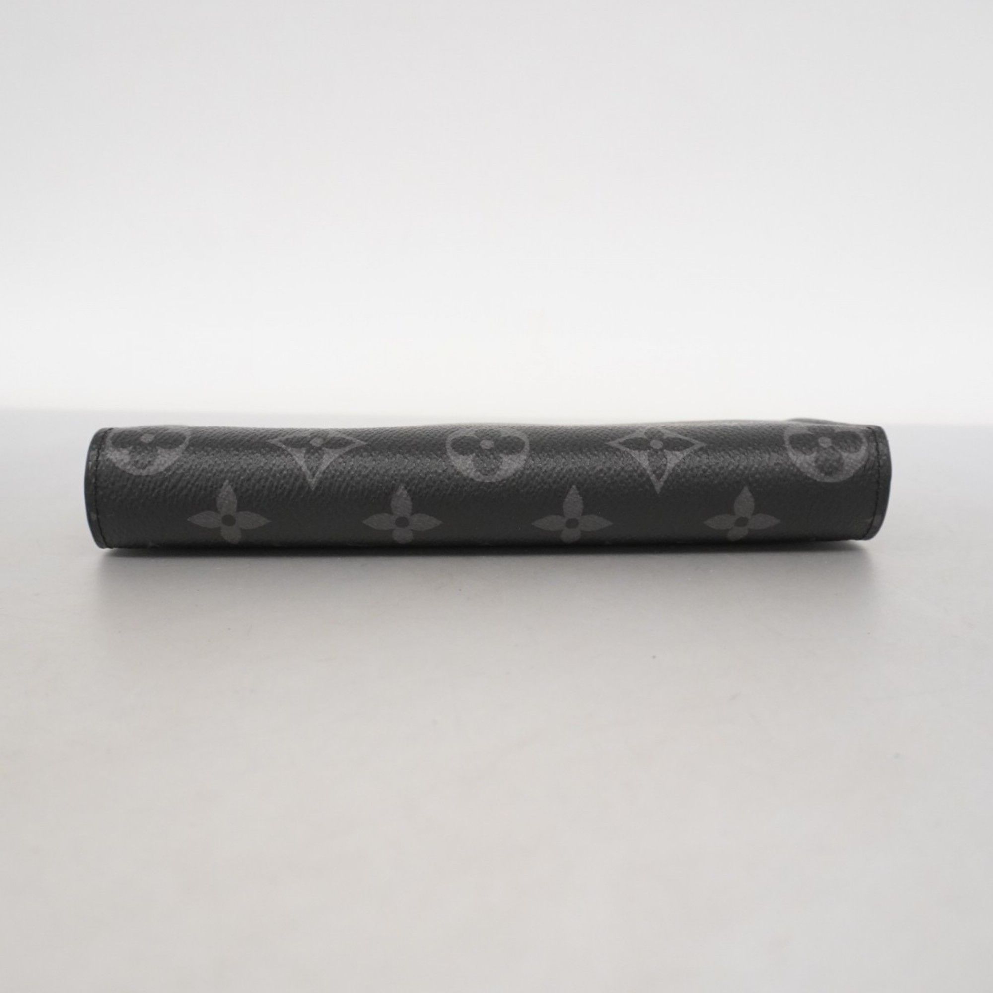 Other Louis Vuitton Monogram Eclipse Portefeuille Brazza Long Wallet M61697 Black Men's P2013148 Size ONE SIZE - 2 Thumbnail