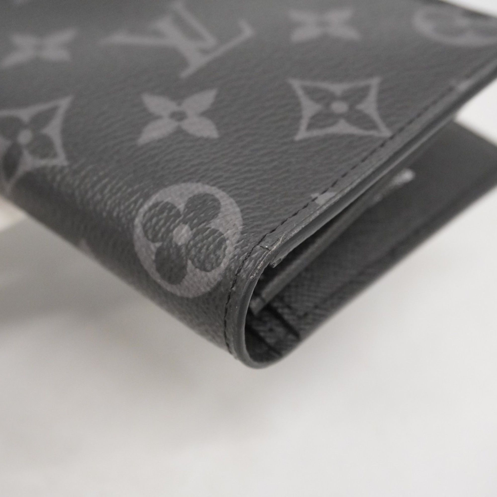 Other Louis Vuitton Monogram Eclipse Portefeuille Brazza Long Wallet M61697 Black Men's P2013148 Size ONE SIZE - 6 Thumbnail