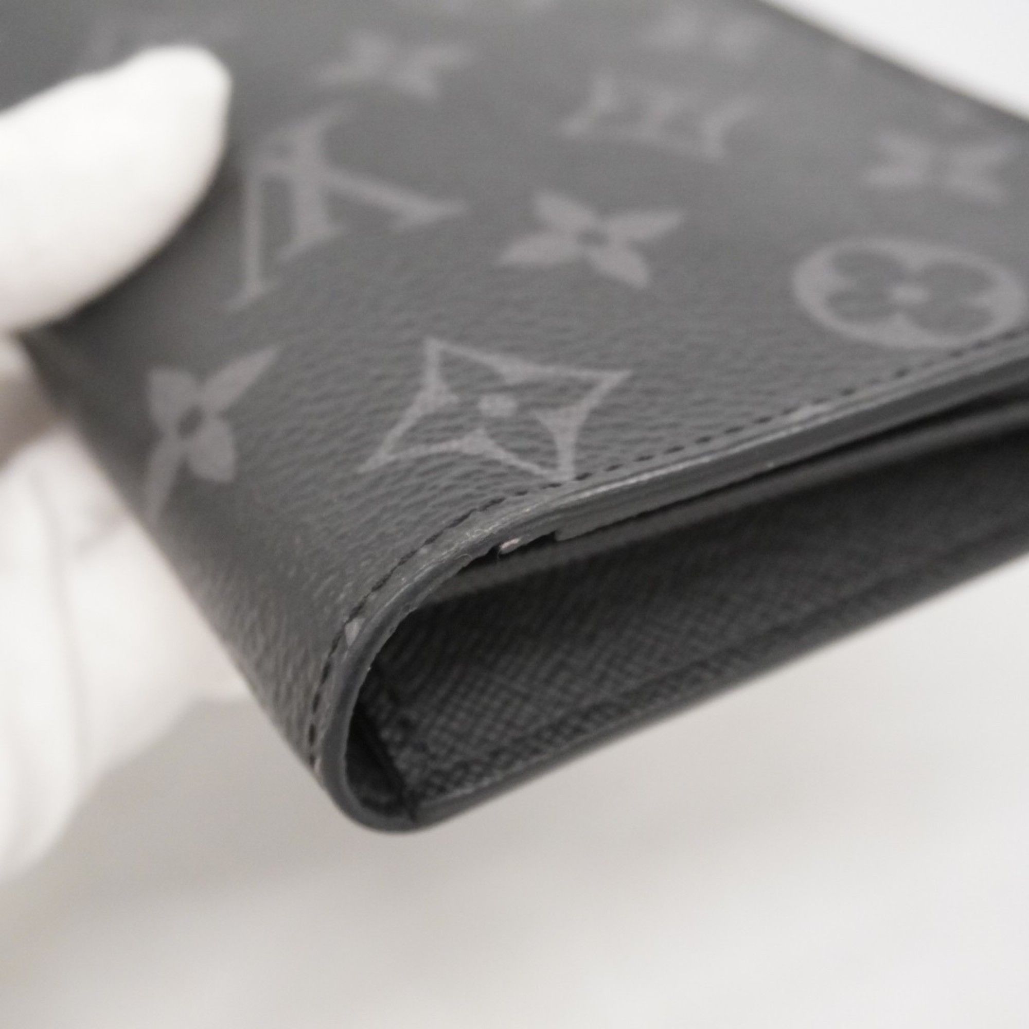 Other Louis Vuitton Monogram Eclipse Portefeuille Brazza Long Wallet M61697 Black Men's P2013148 Size ONE SIZE - 5 Thumbnail