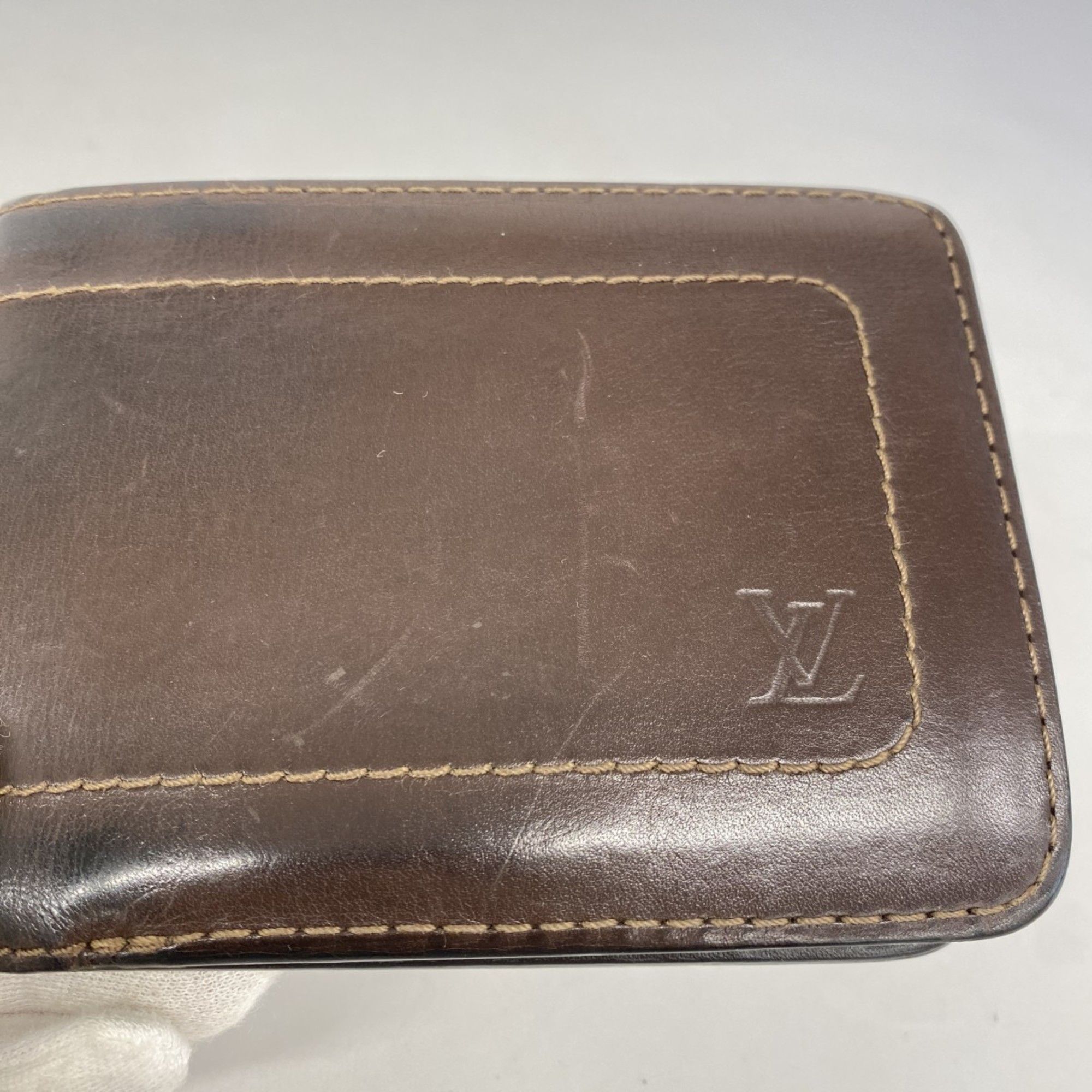 Other Louis Vuitton Wallet Utah Porte Bier 6 Carte Credit M92074 Cafe Men's Size ONE SIZE - 6 Thumbnail