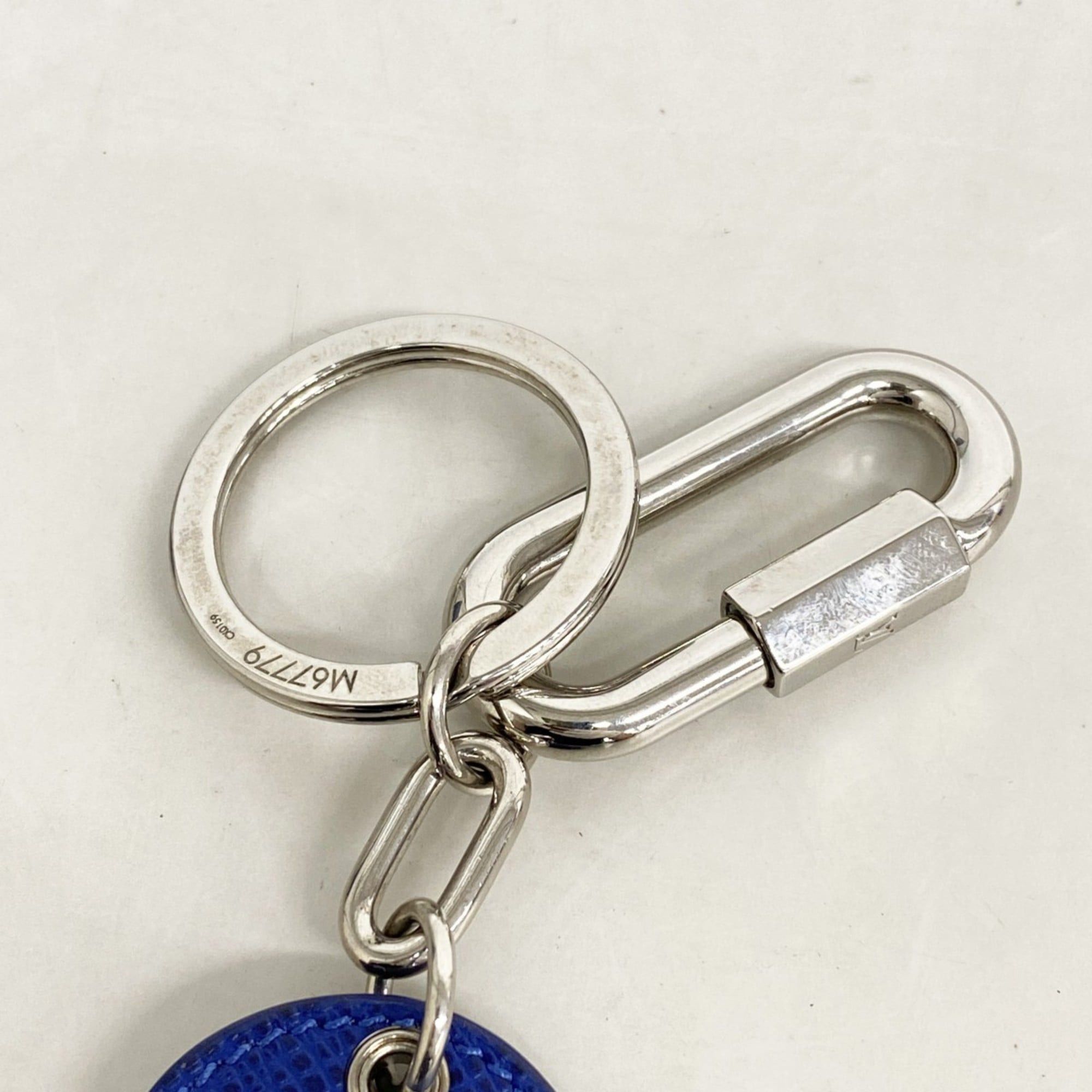 Other Louis Vuitton Taiga Rama Porte-Clés Military Tab Keychain M67779 Cobalt Men's Size ONE SIZE - 4 Thumbnail