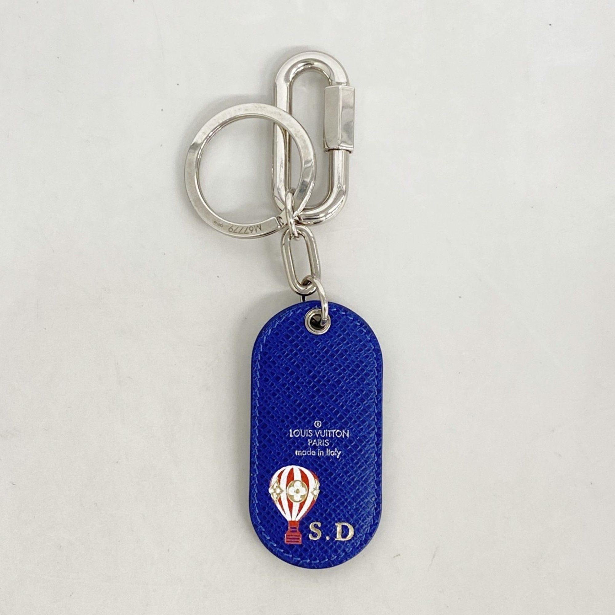 Other Louis Vuitton Taiga Rama Porte-Clés Military Tab Keychain M67779 Cobalt Men's Size ONE SIZE - 6 Thumbnail