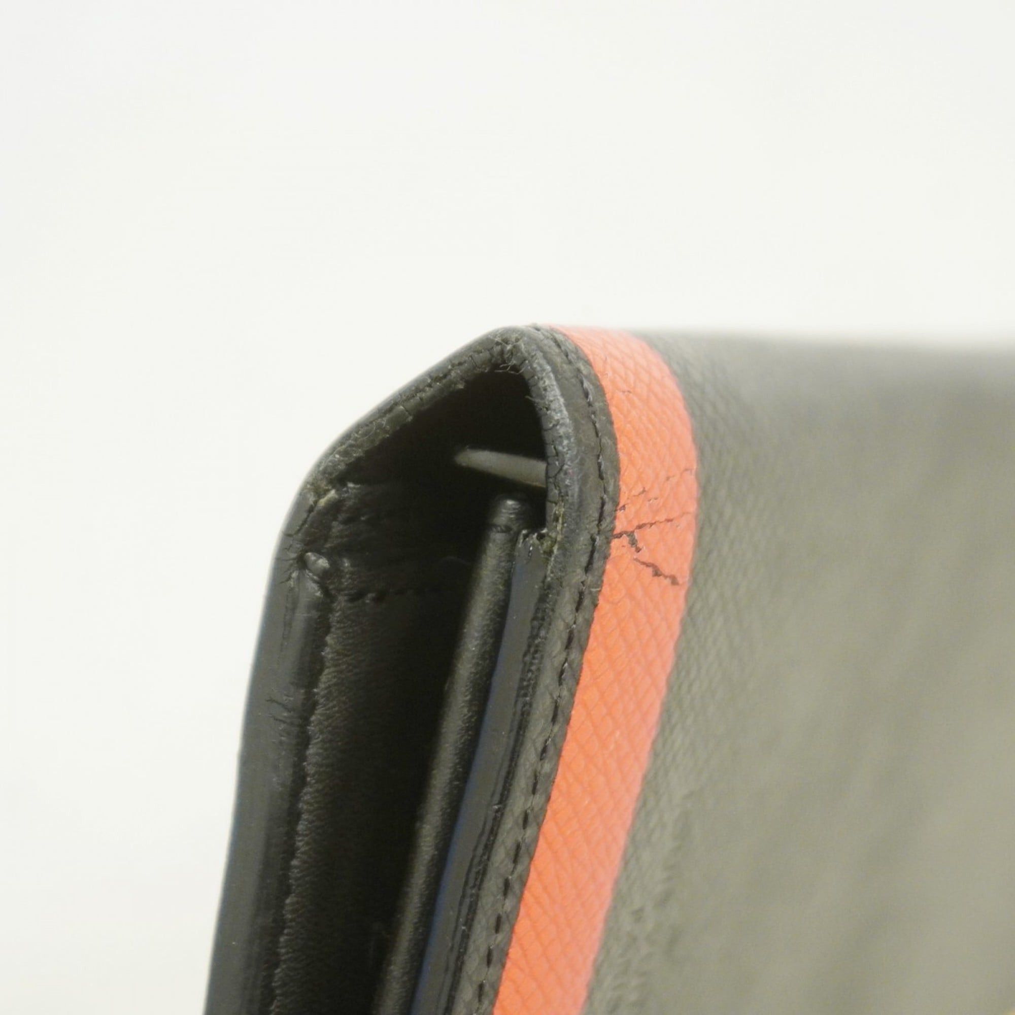 Other Louis Vuitton Taiga Portefeuille Plaza Long Wallet M30349 Black Multicolor Men's Size ONE SIZE - 6 Thumbnail