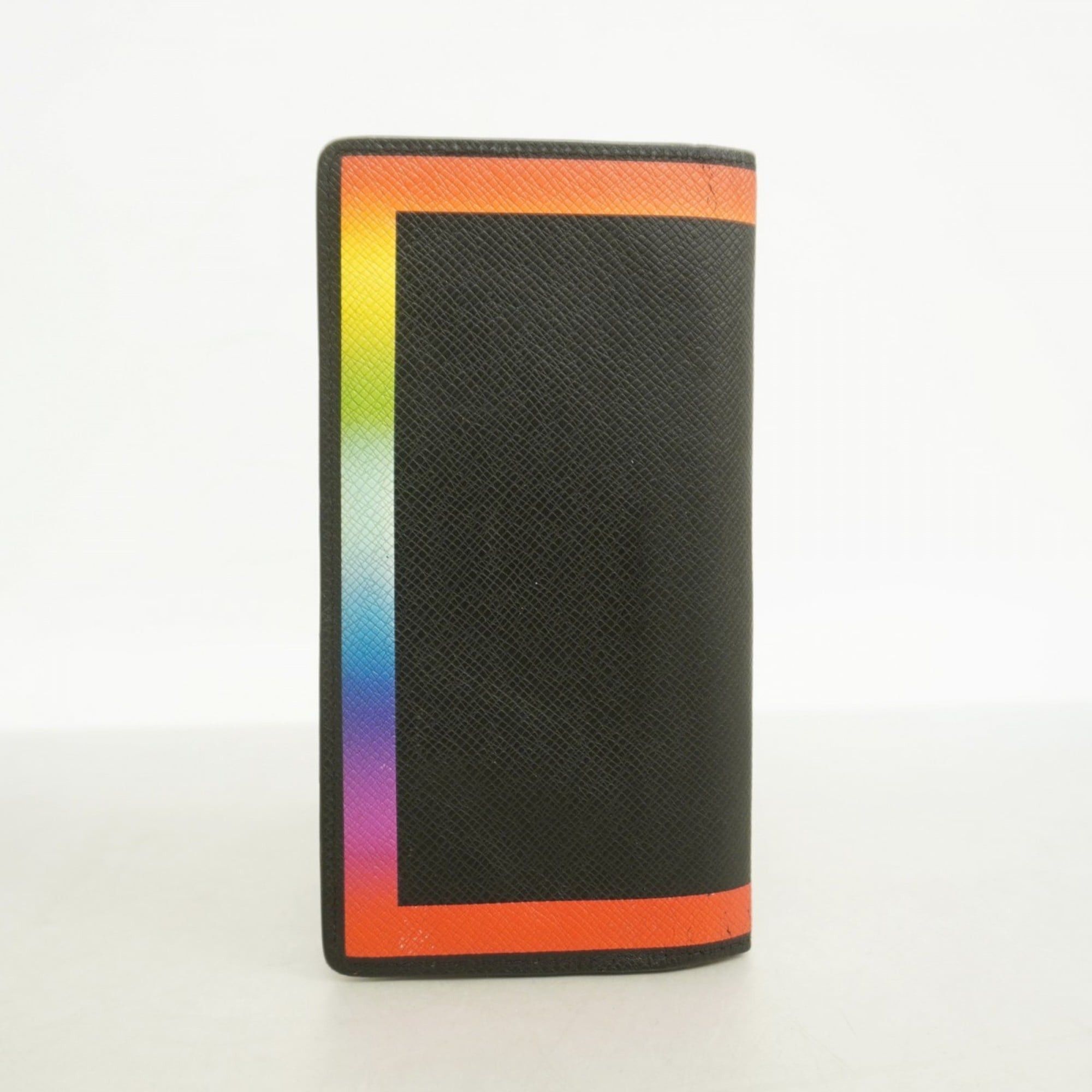Other Louis Vuitton Taiga Portefeuille Plaza Long Wallet M30349 Black Multicolor Men's Size ONE SIZE - 16 Thumbnail