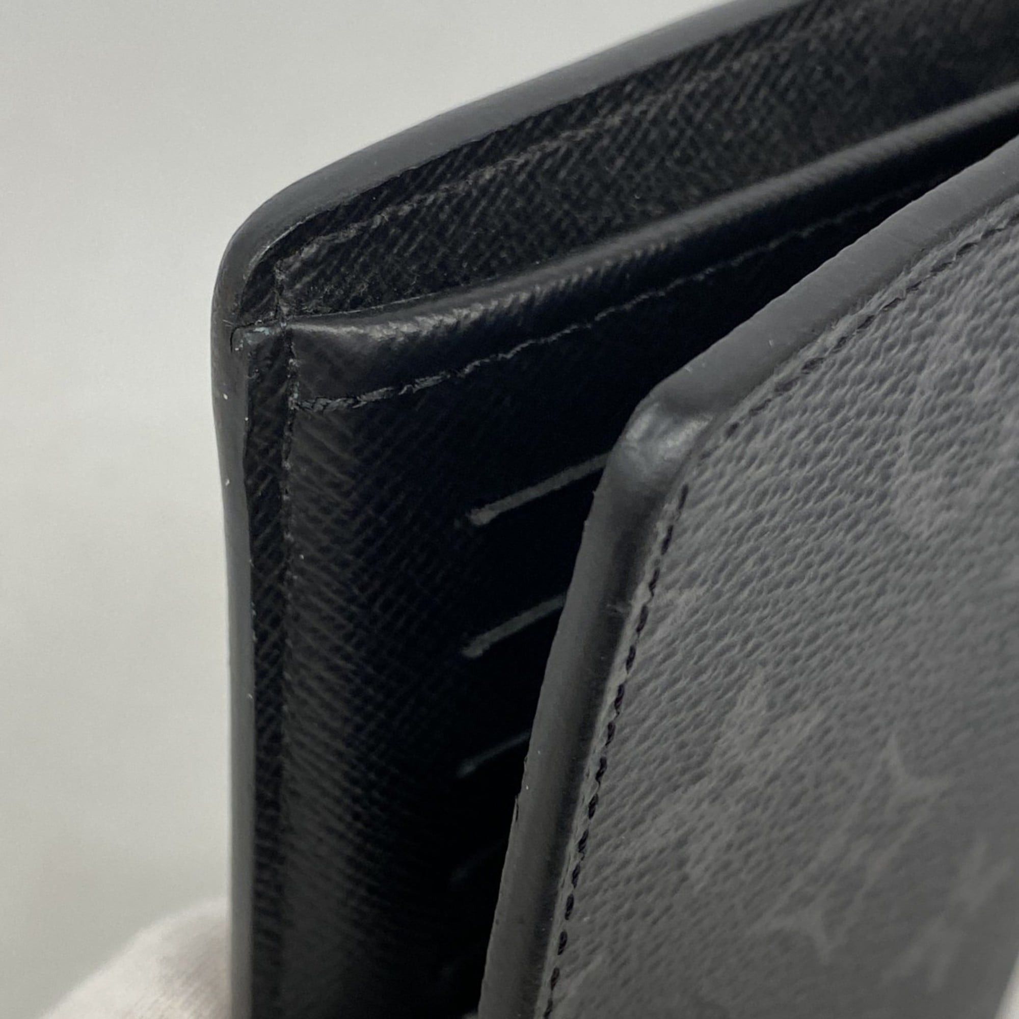 Other Louis Vuitton Monogram Eclipse Portefeuille Brazza Long Wallet M61697 Black Men's Size ONE SIZE - 9 Thumbnail