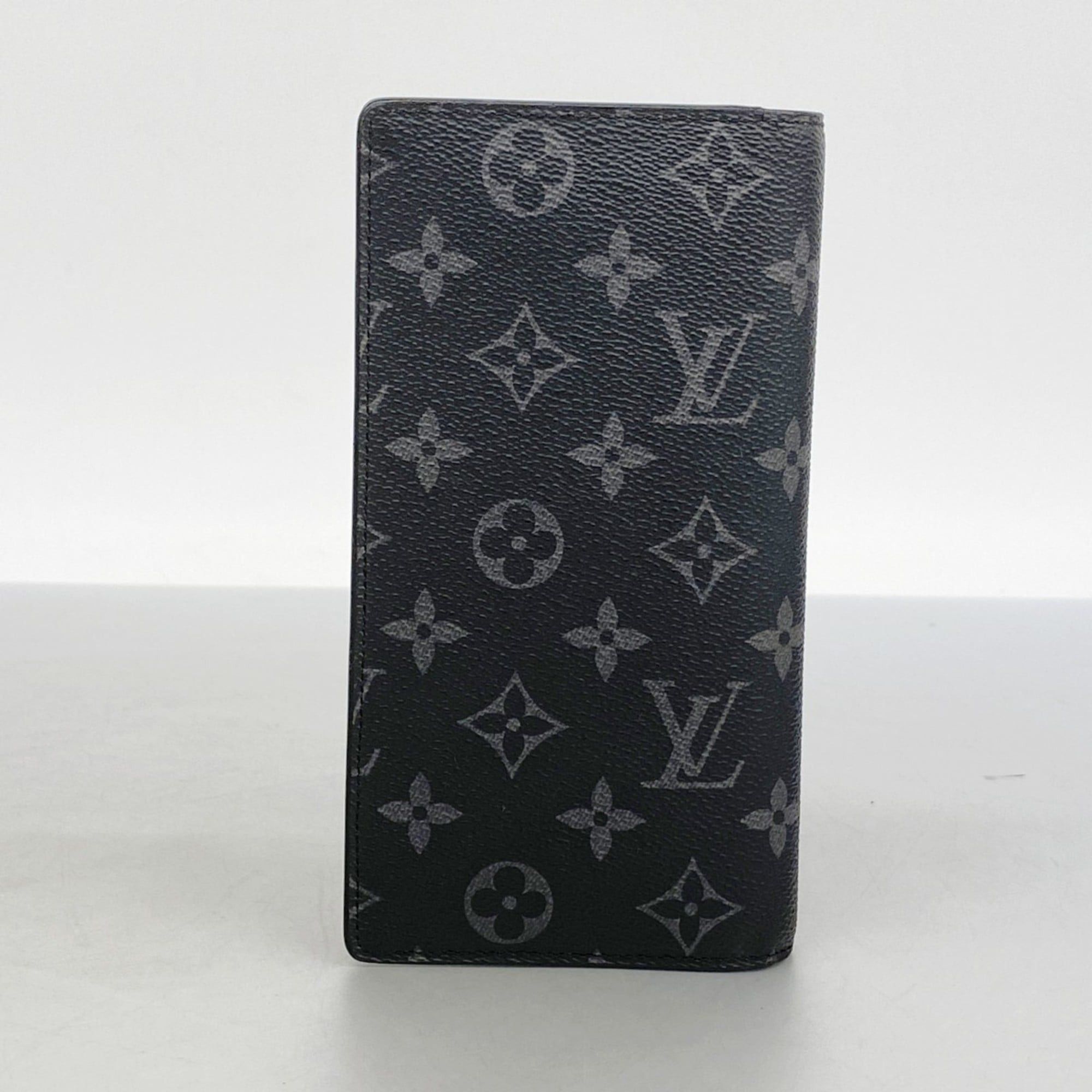 Other Louis Vuitton Monogram Eclipse Portefeuille Brazza Long Wallet M61697 Black Men's Size ONE SIZE - 10 Thumbnail