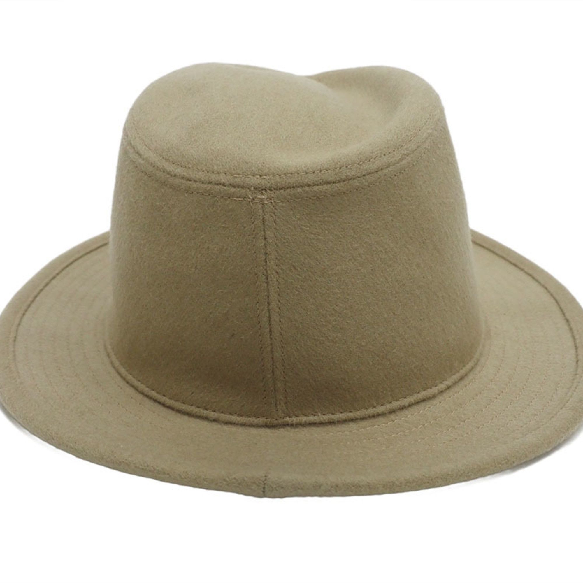 Other Hermes Hermès Fidelio Beige Cashmere Hat H222058N 1W58 Men's Size ONE SIZE - 4 Thumbnail