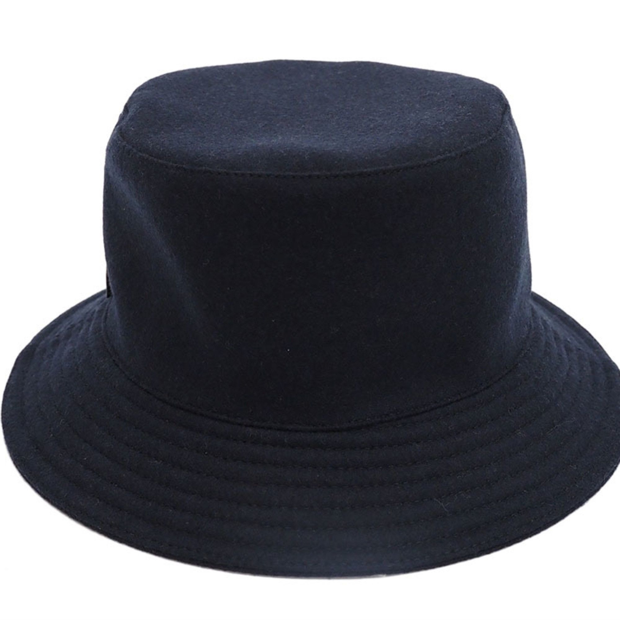 Other Hermes Hermès BOBFILIPE 57 Navy Men's Wool Bucket Hat Size ONE SIZE - 4 Thumbnail
