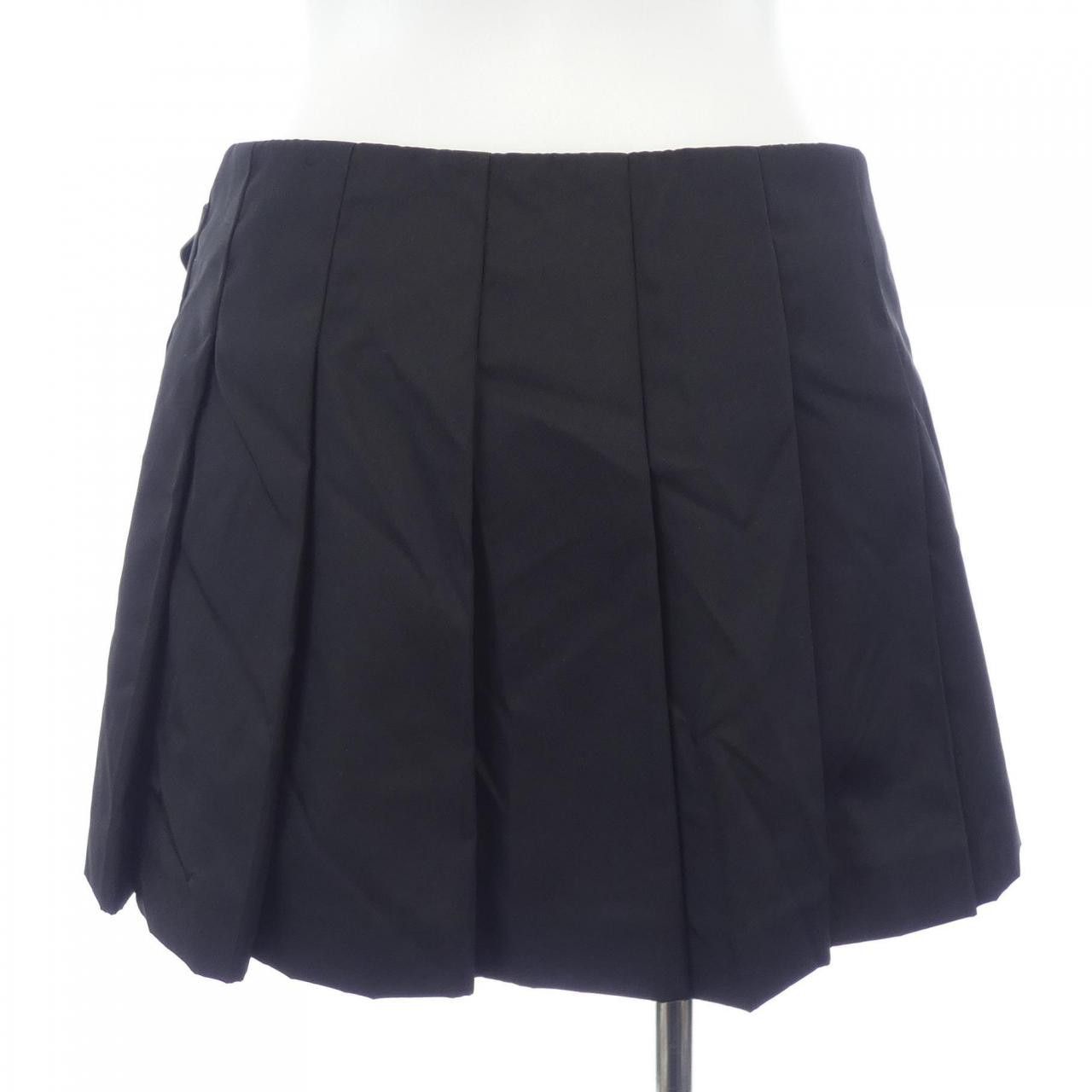 Prada Prada Prada Triangle Logo Re-Nylon Skirt Textile Skirts 21H922 S222 1WQ8 DUTY FREE for USA Size ONE SIZE - 2 Thumbnail