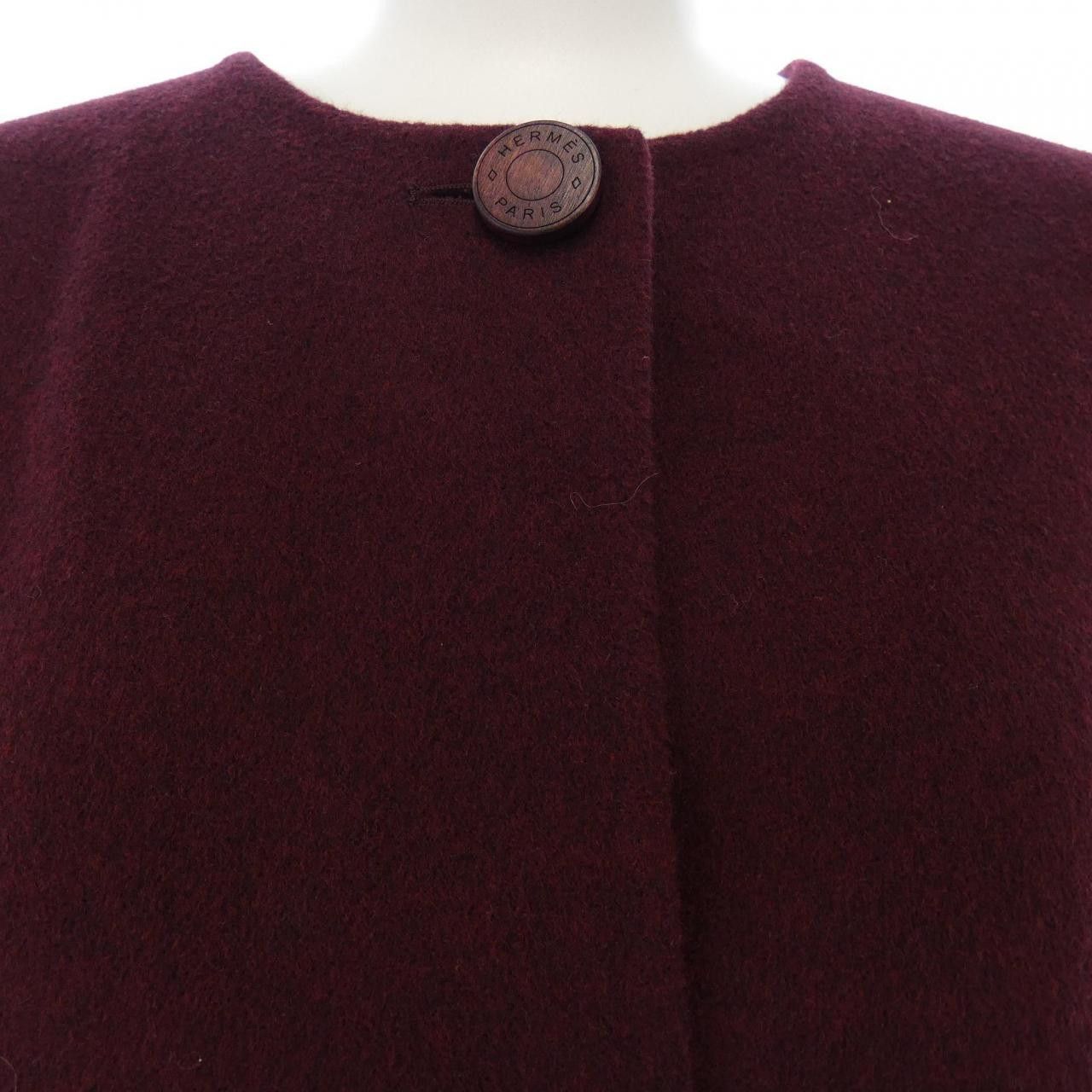 Hermes Hermes Hermès Long Vest 100% Baby Cashmere Long Vest Textile Tops DUTY FREE for USA Size ONE SIZE - 5 Thumbnail