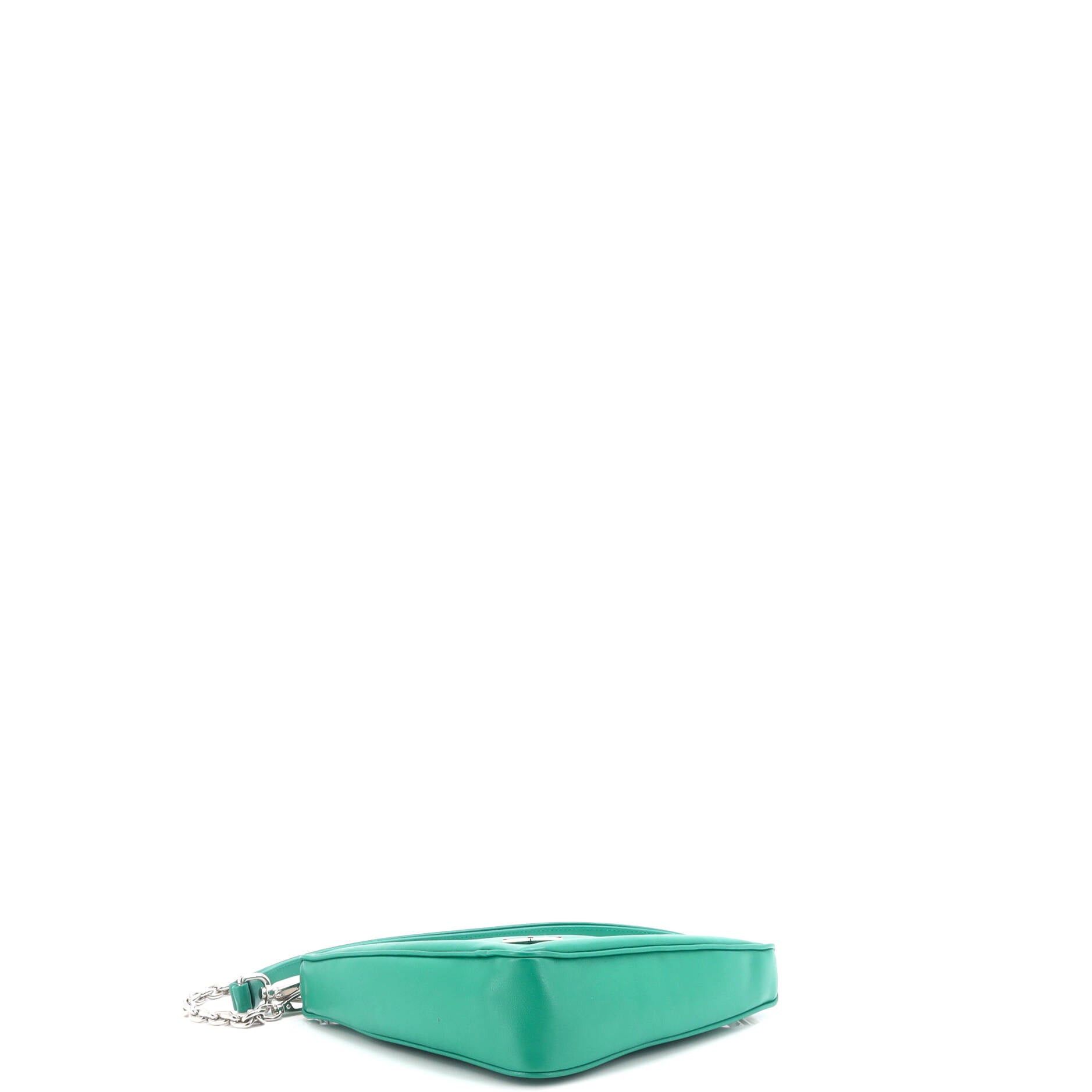 Triangle Logo Zip Crossbody Bag