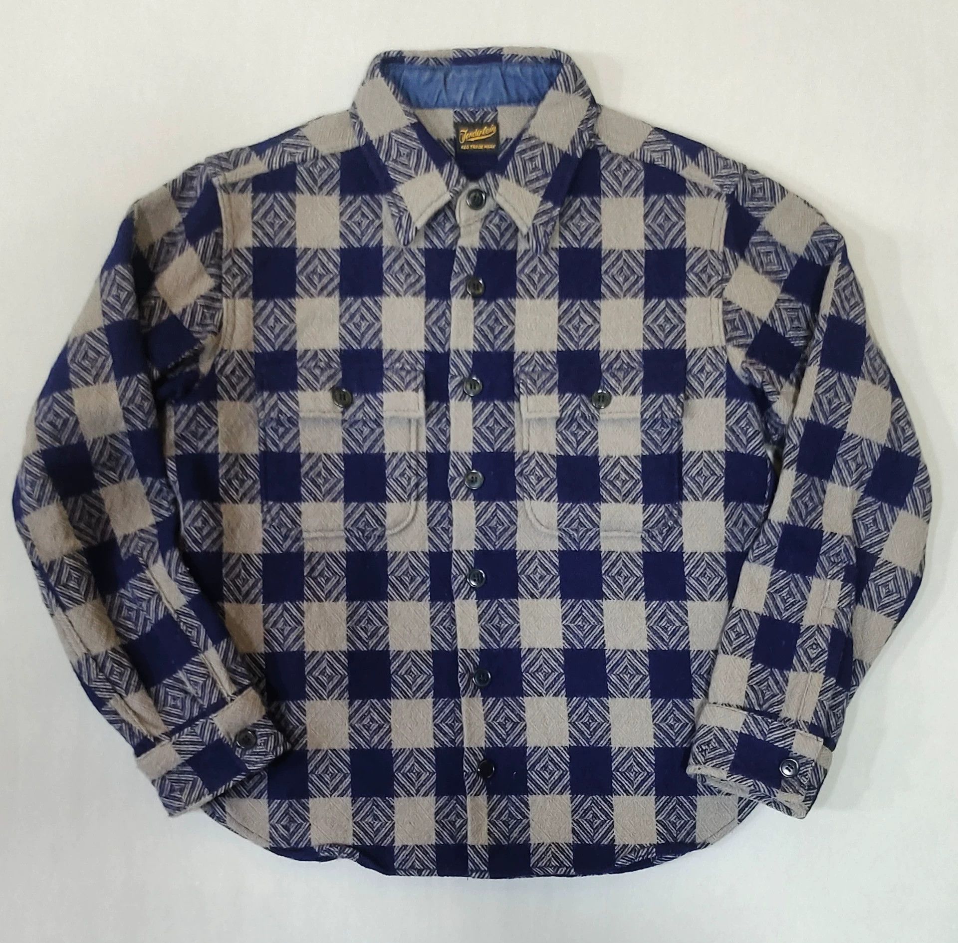 Tenderloin Classic Buffalo Check Wool Shirt Size US S / EU 44-46 / 1 - 4 Thumbnail