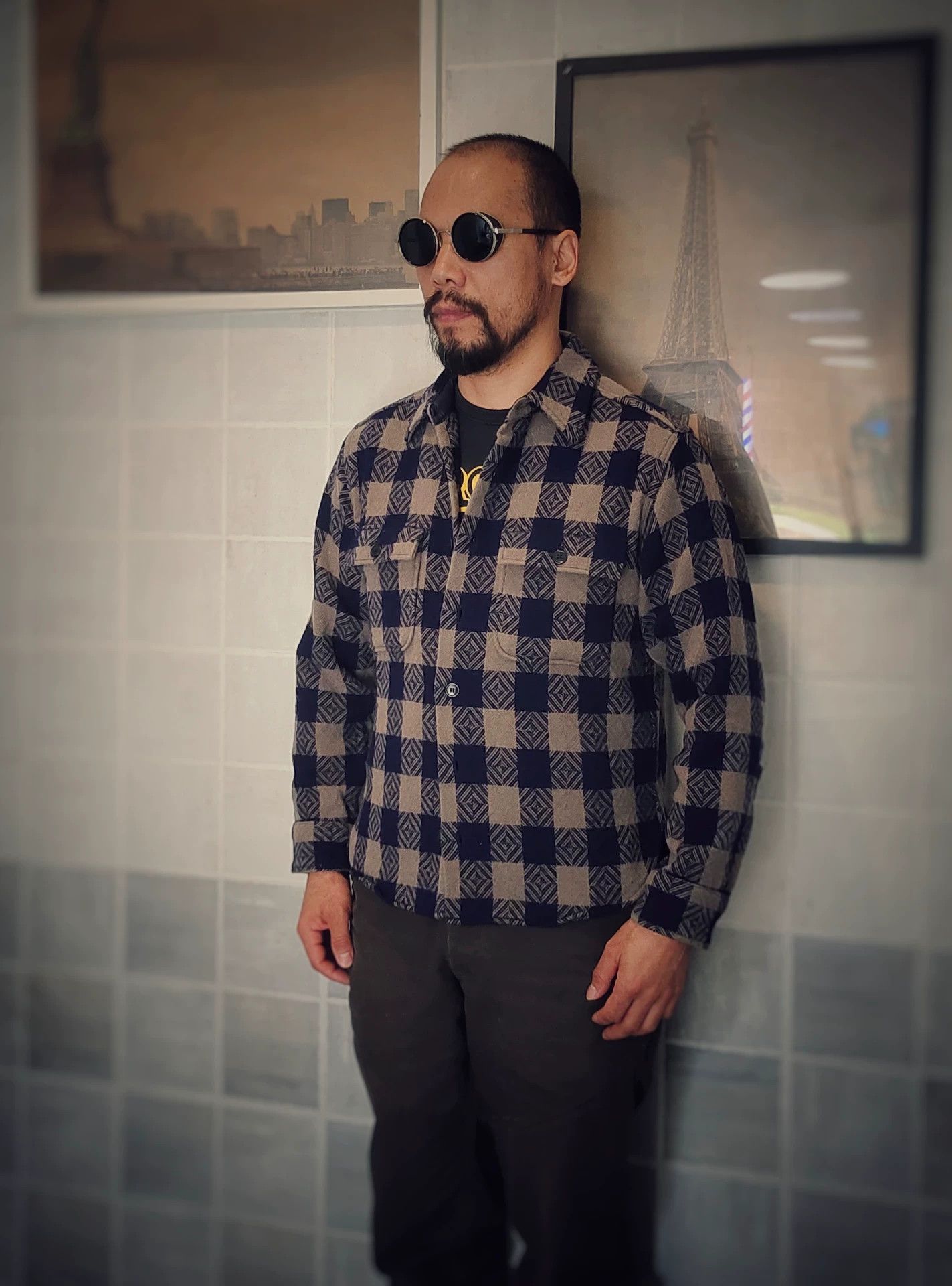 Tenderloin Classic Buffalo Check Wool Shirt Size US S / EU 44-46 / 1 - 3 Thumbnail