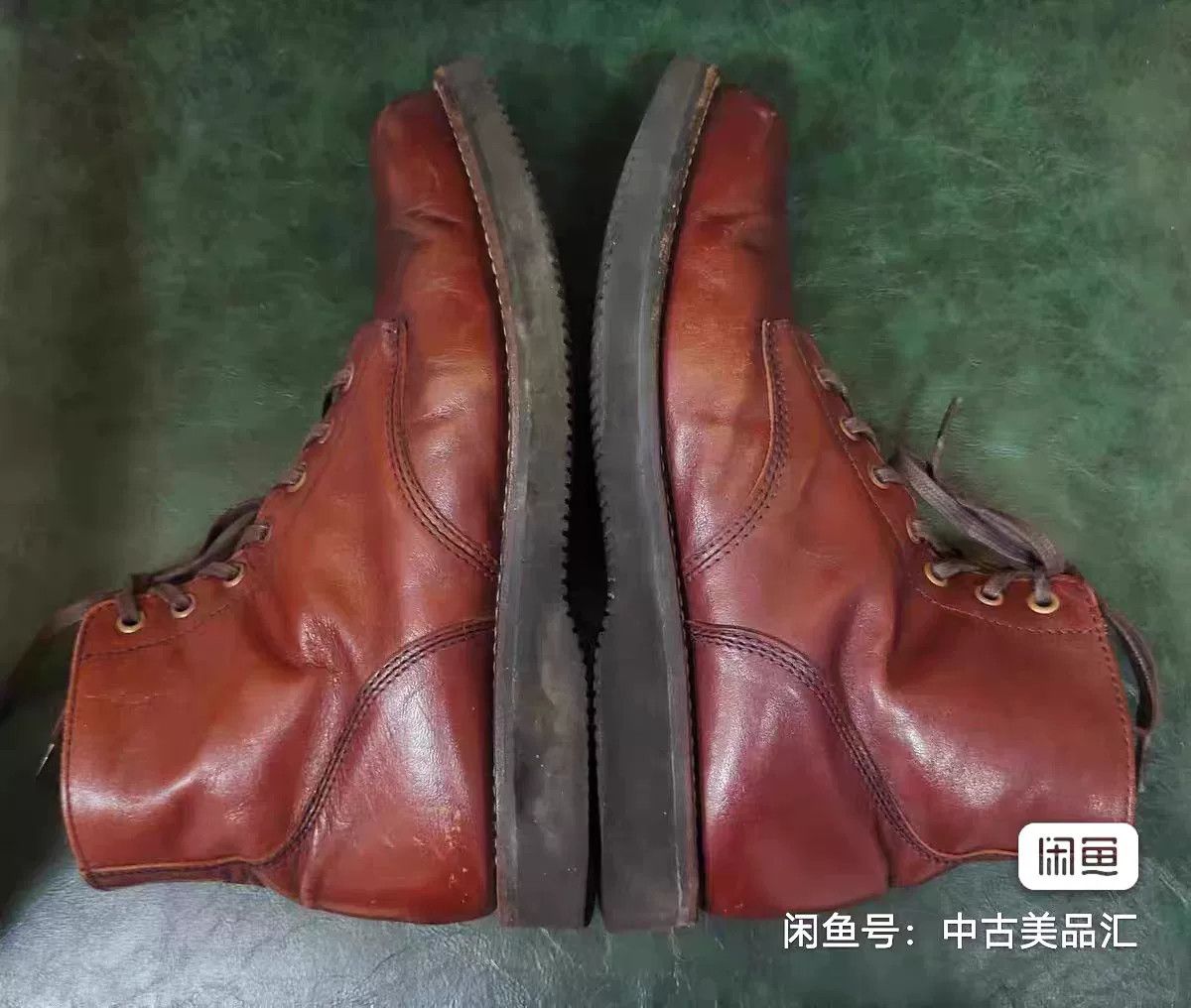 Warehouse & Co. Vintage Leather Work Boots Size US 8.5 / EU 41-42 - 5 Thumbnail
