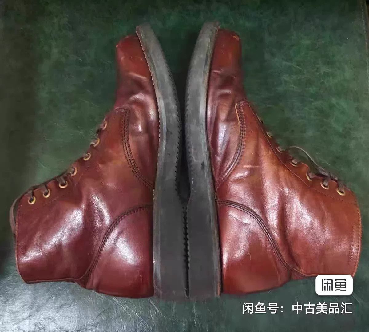 Warehouse & Co. Vintage Leather Work Boots Size US 8.5 / EU 41-42 - 4 Thumbnail