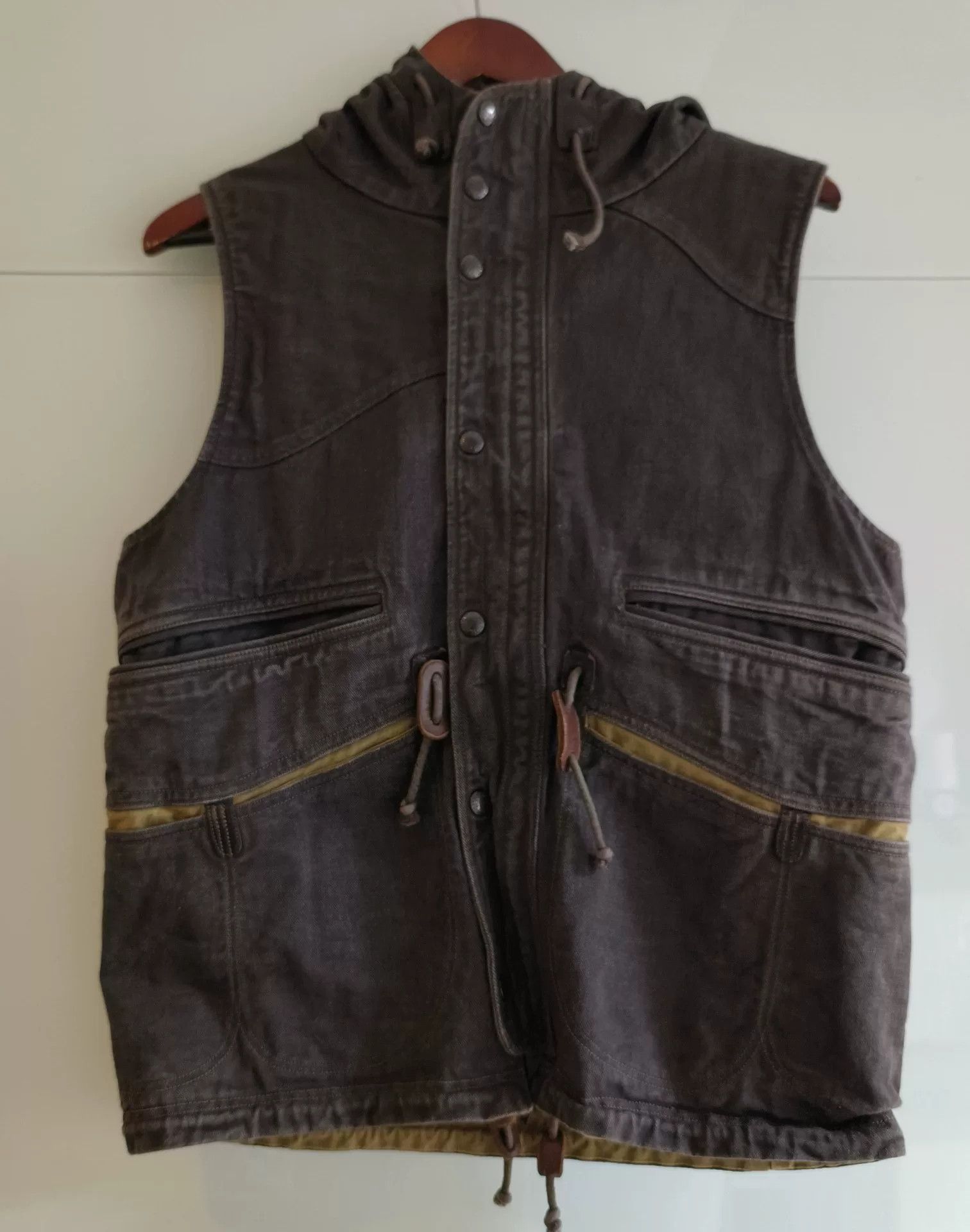 COLIMBO Colimbo Black Vintage Shooter Vest Size US M / EU 48-50 / 2 - 2 Thumbnail