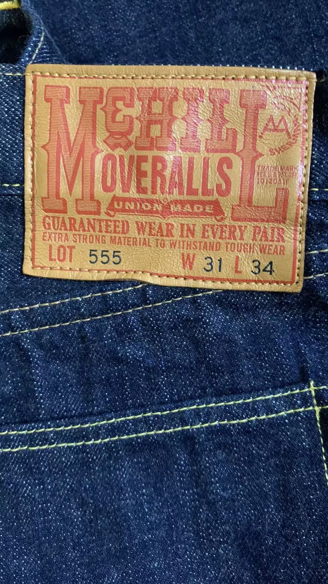 TOYS McCOY Toy's McCoy Lot 555 Vintage Denim Pants Size US 31 - 3 Thumbnail