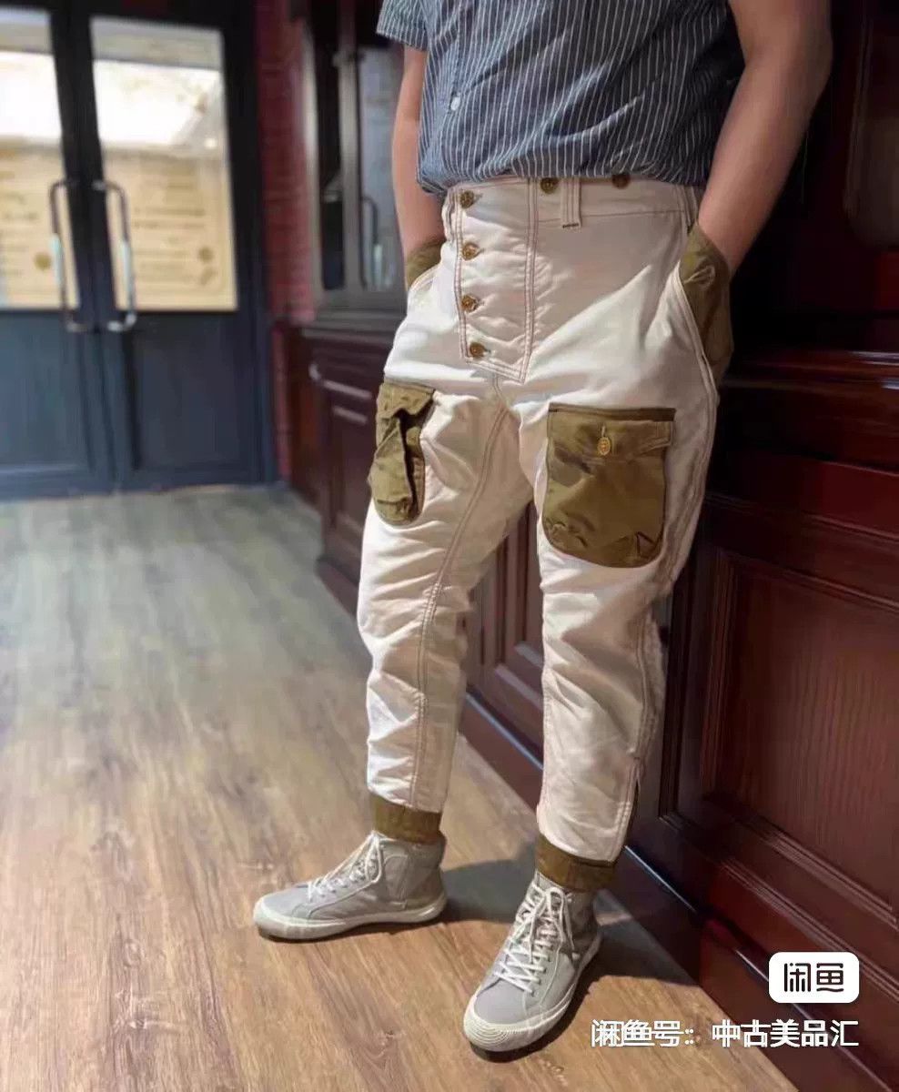 Freewheelers Freewheelers S-3 Flying Trousers in White Size US 30 / EU 46 - 5 Thumbnail
