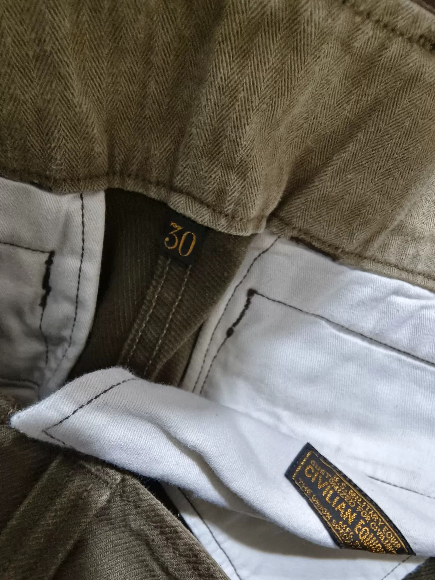 Freewheelers Freewheelers Aviators Trousers Olive Green Size US 30 / EU 46 - 3 Thumbnail
